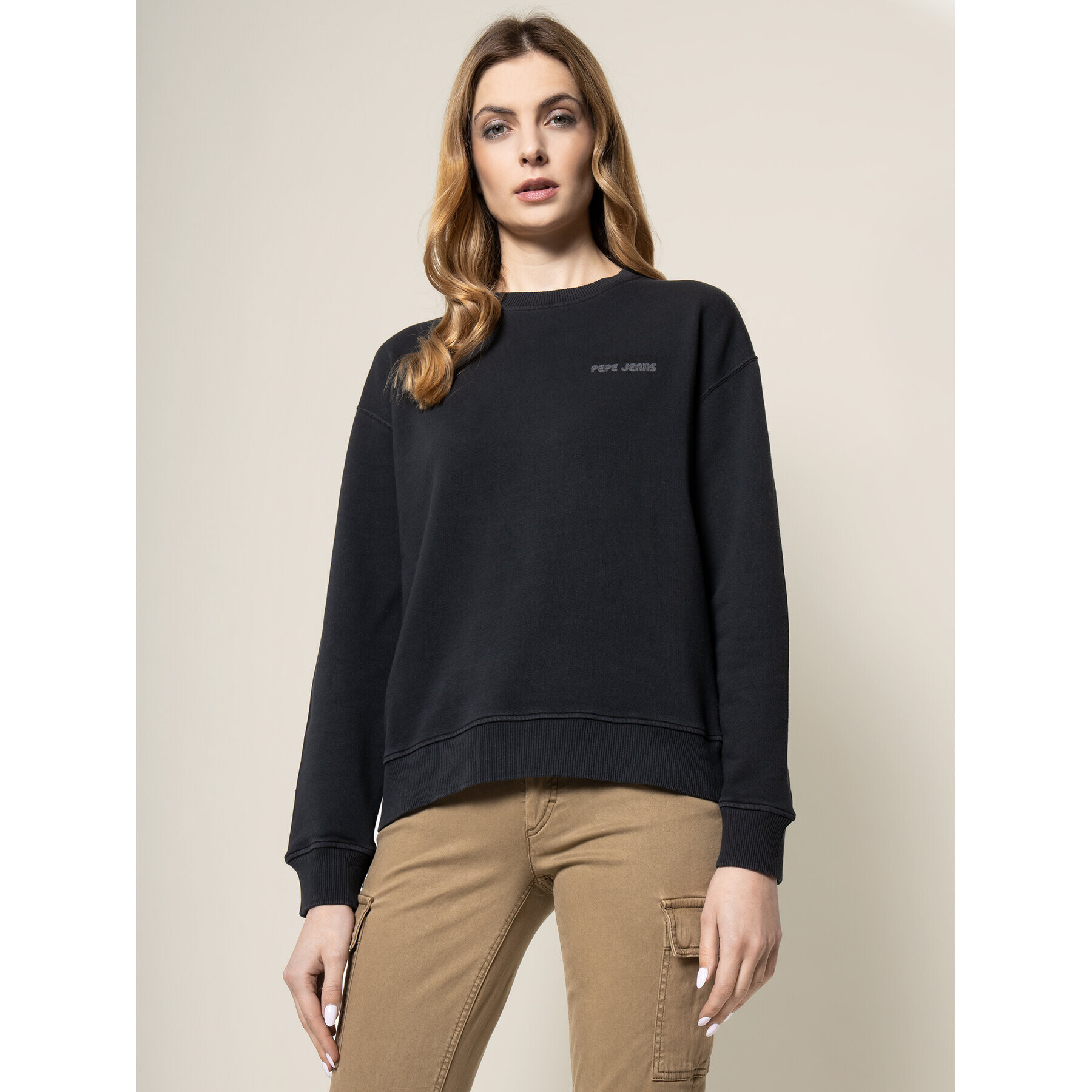 Pepe Jeans Bluză Beatriz PL580909 Negru Regular Fit - Pled.ro