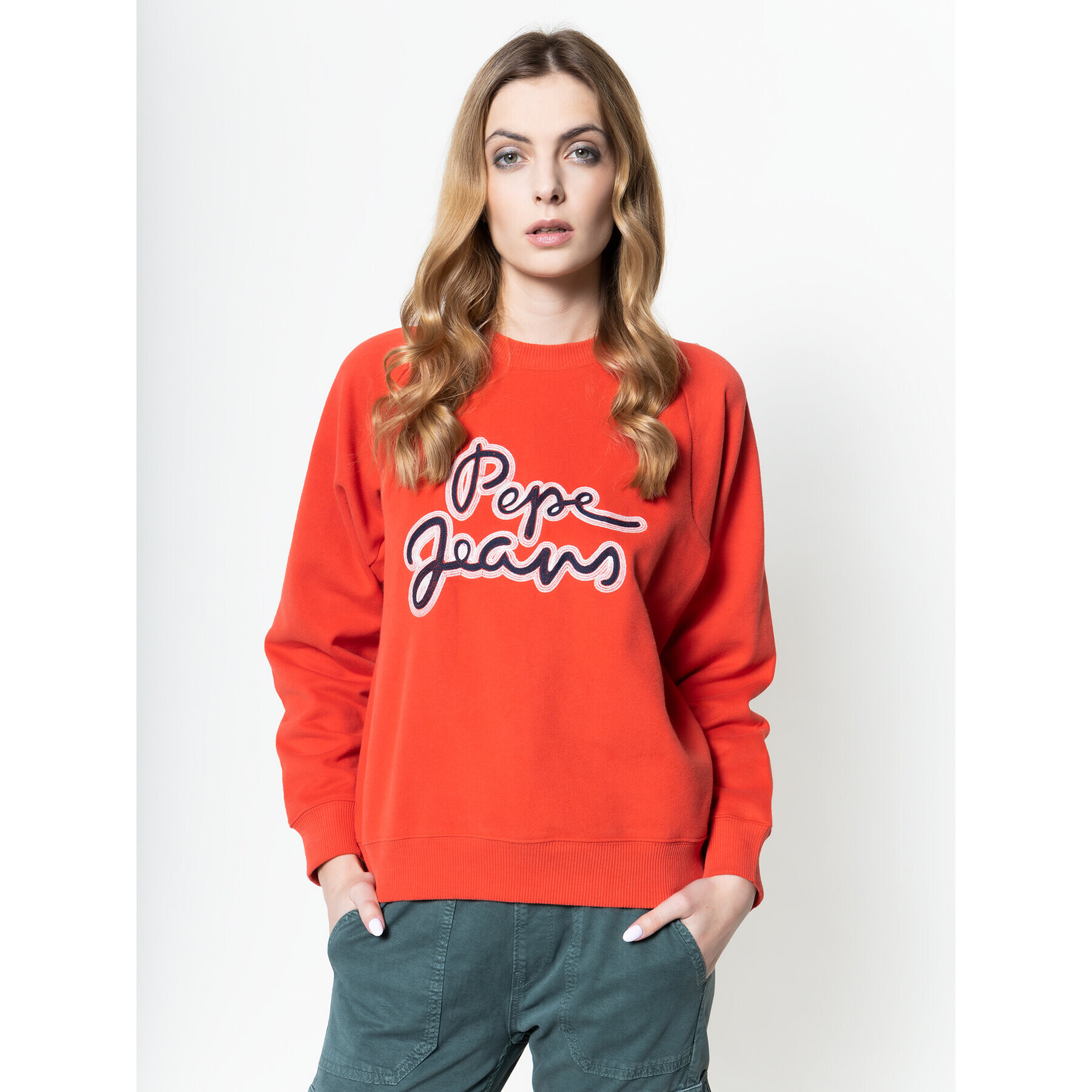 Pepe Jeans Bluză Bonnie PL580915 Roșu Regular Fit - Pled.ro