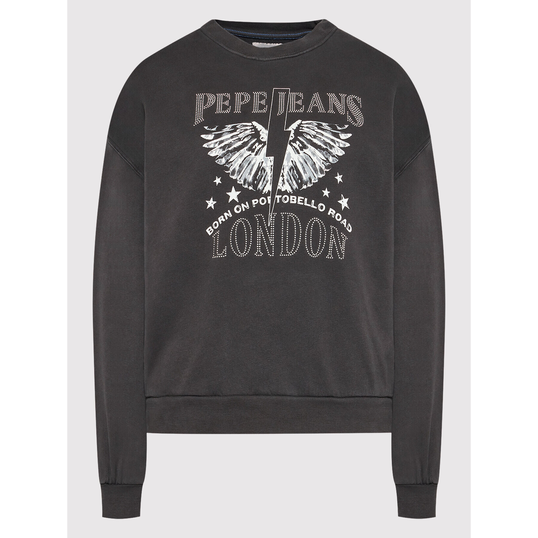 Pepe Jeans Bluză Candence PL581188 Negru Relaxed Fit - Pled.ro