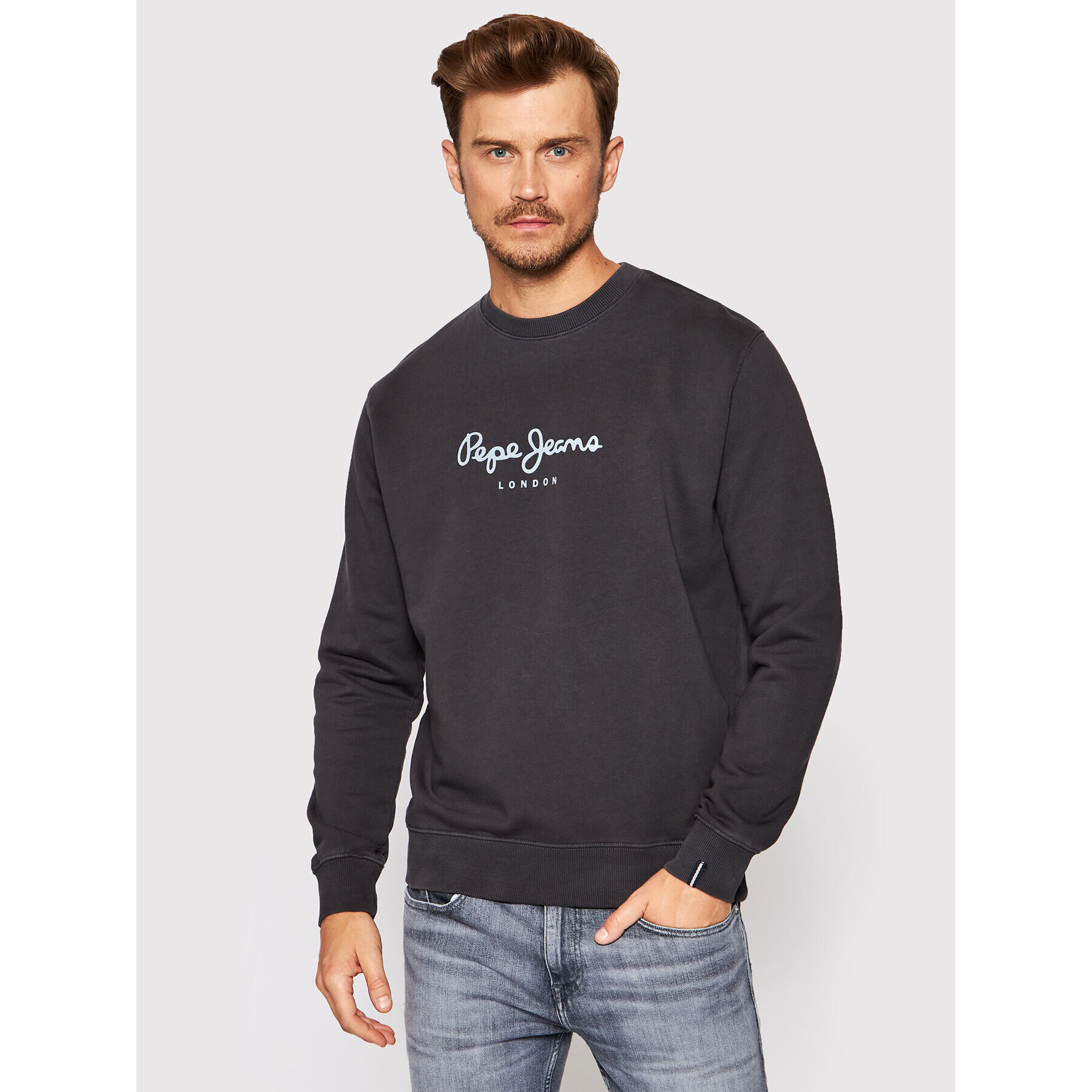 Pepe Jeans Bluză Dylan PM582056 Negru Regular Fit - Pled.ro