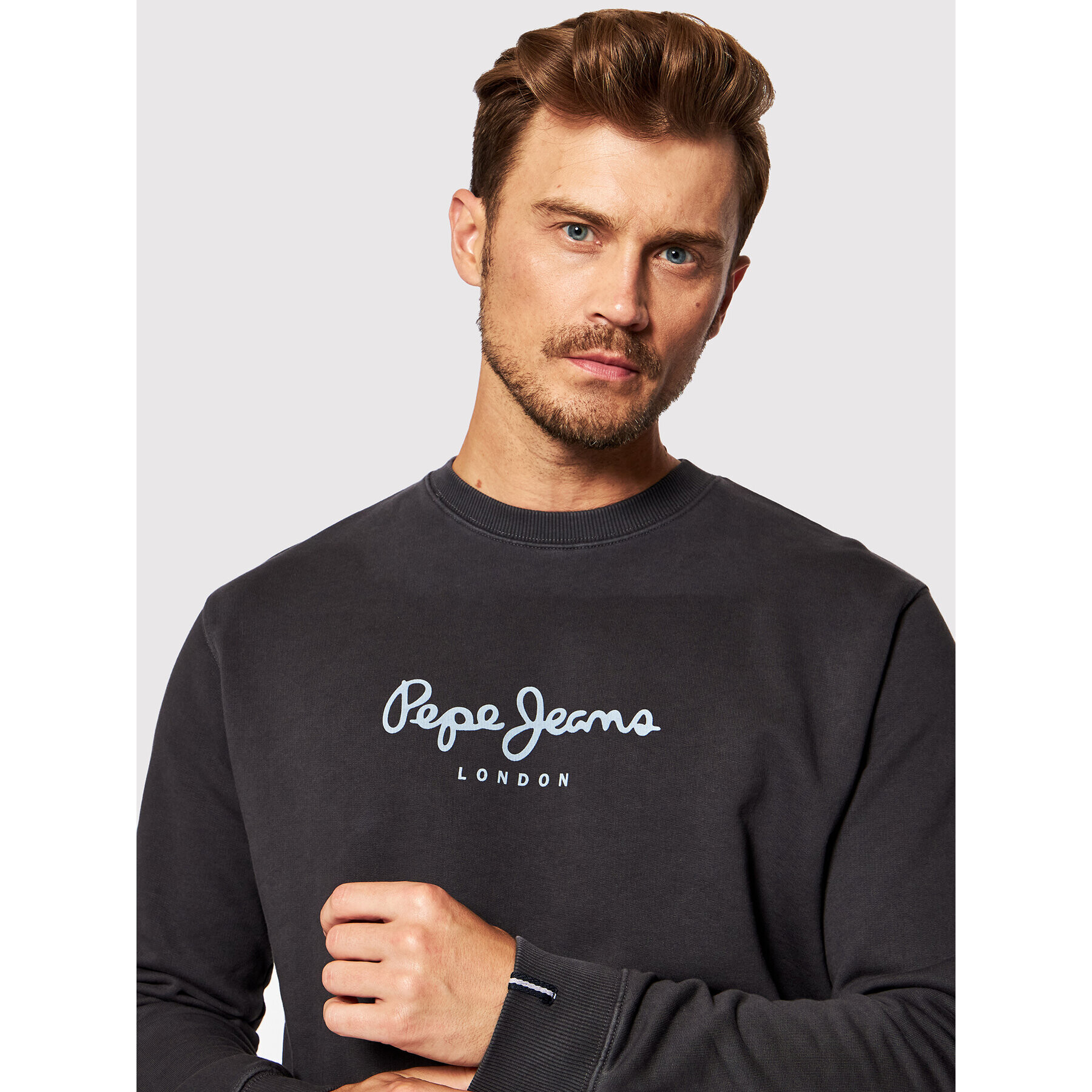 Pepe Jeans Bluză Dylan PM582056 Negru Regular Fit - Pled.ro