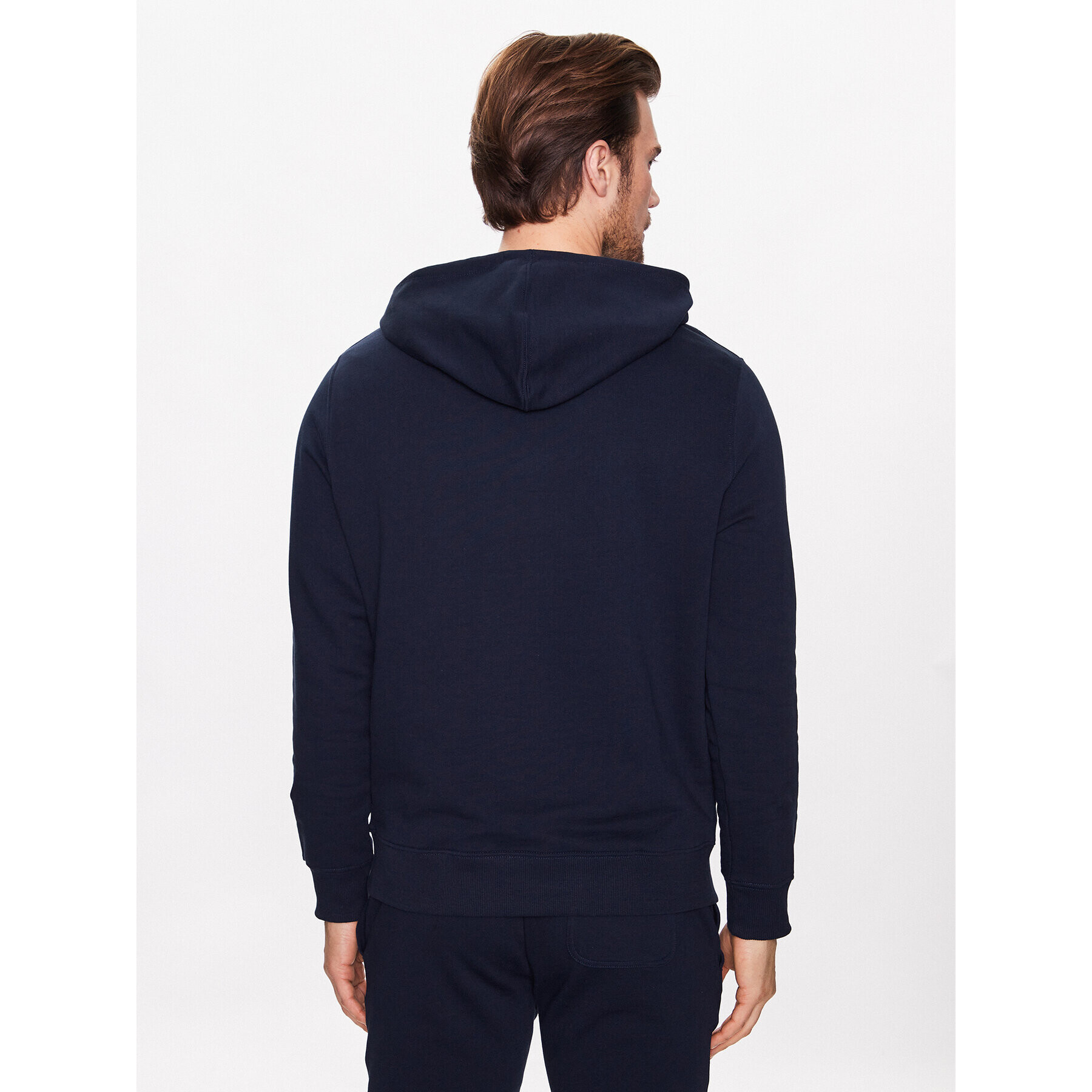 Pepe Jeans Bluză Edward Hoodie PM582381 Bleumarin Regular Fit - Pled.ro