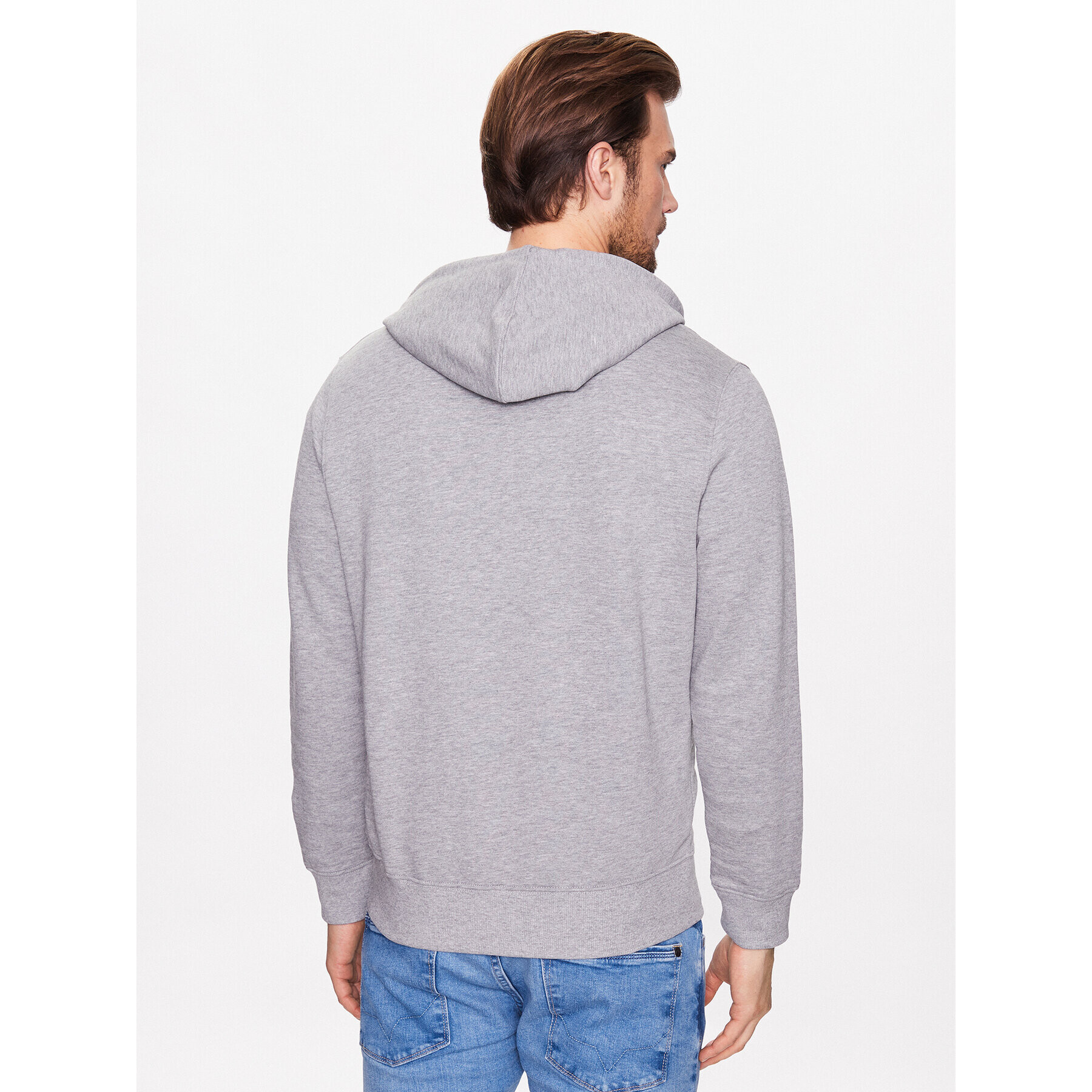 Pepe Jeans Bluză Edward Zip PM582382 Gri Regular Fit - Pled.ro