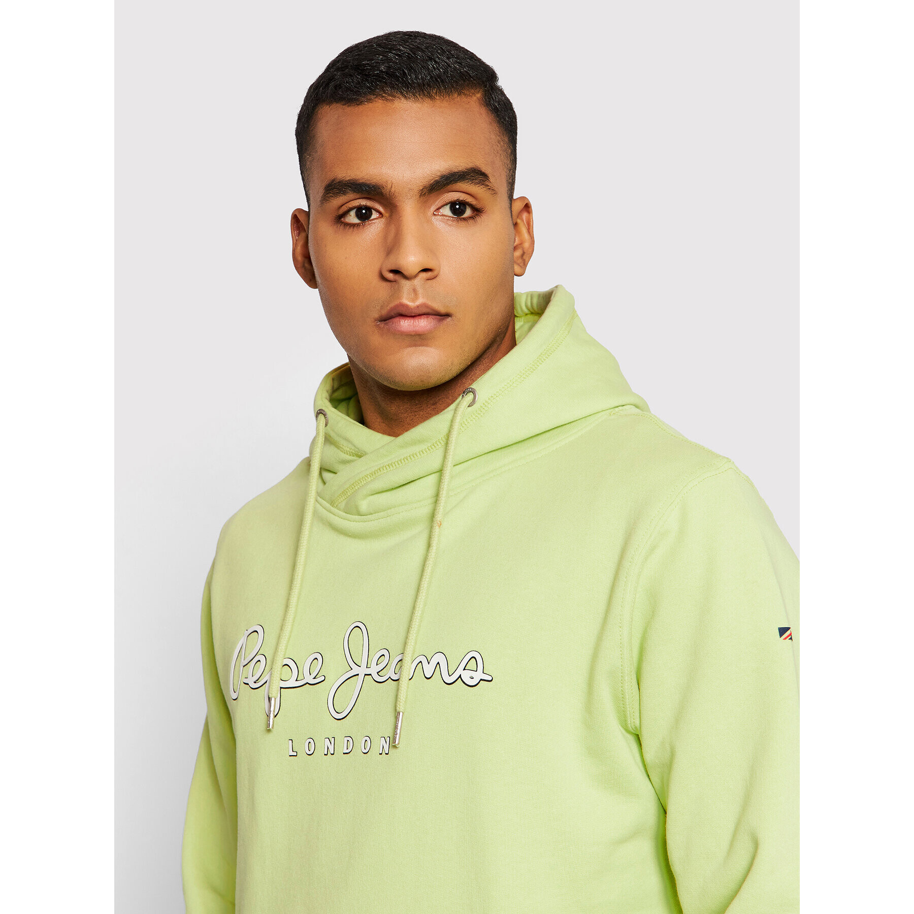 Pepe Jeans Bluză George PM582089 Verde Regular Fit - Pled.ro