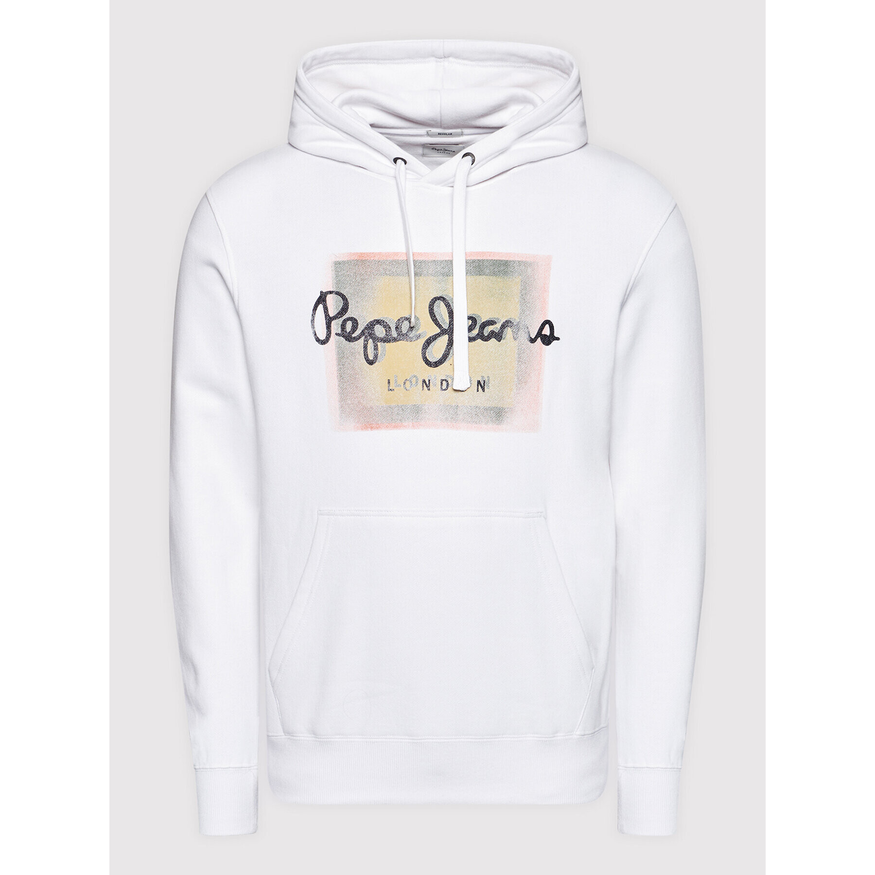 Pepe Jeans Bluză Iñaki PM582047 Alb Regular Fit - Pled.ro