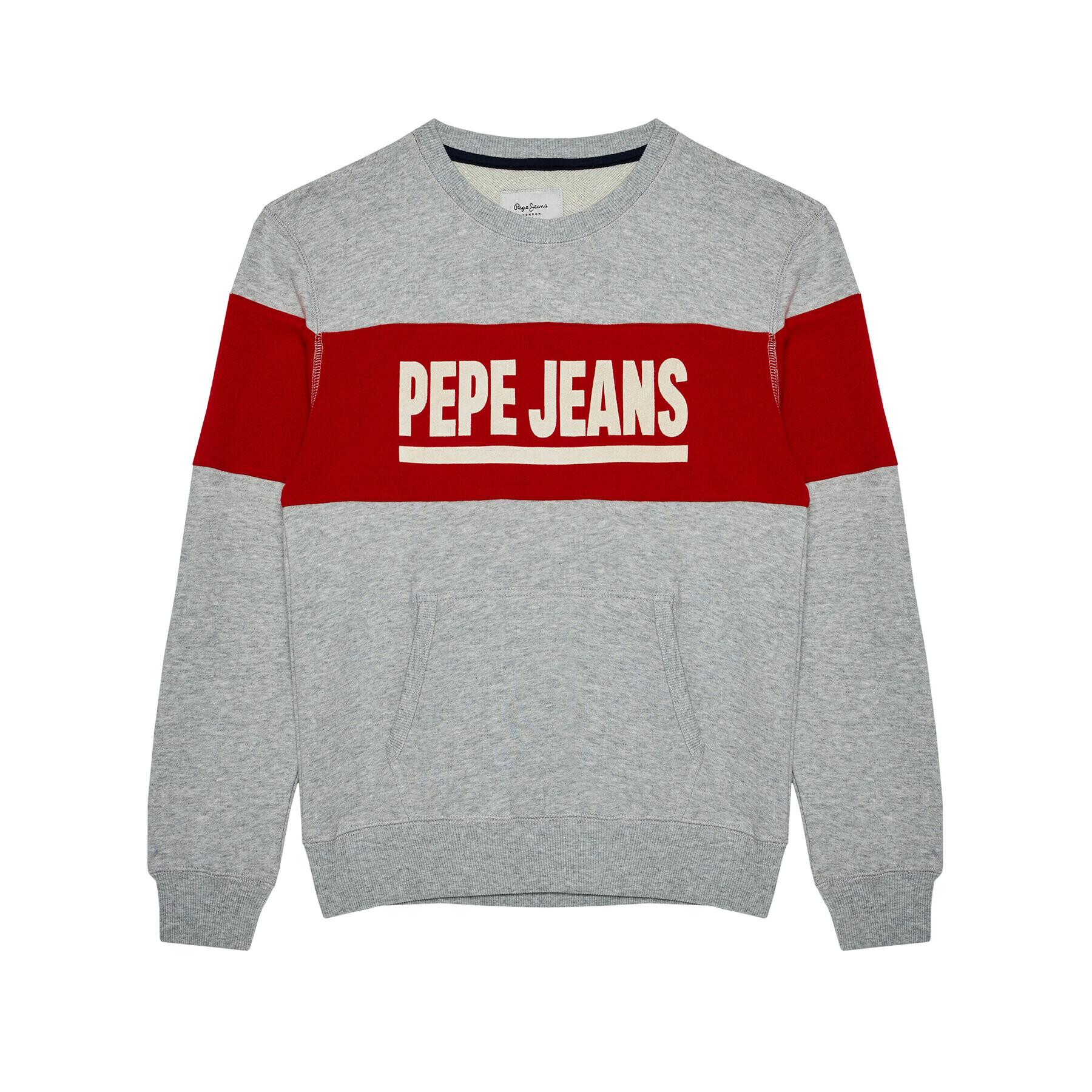 Pepe Jeans Bluză Keith PB581249 Gri Regular Fit - Pled.ro