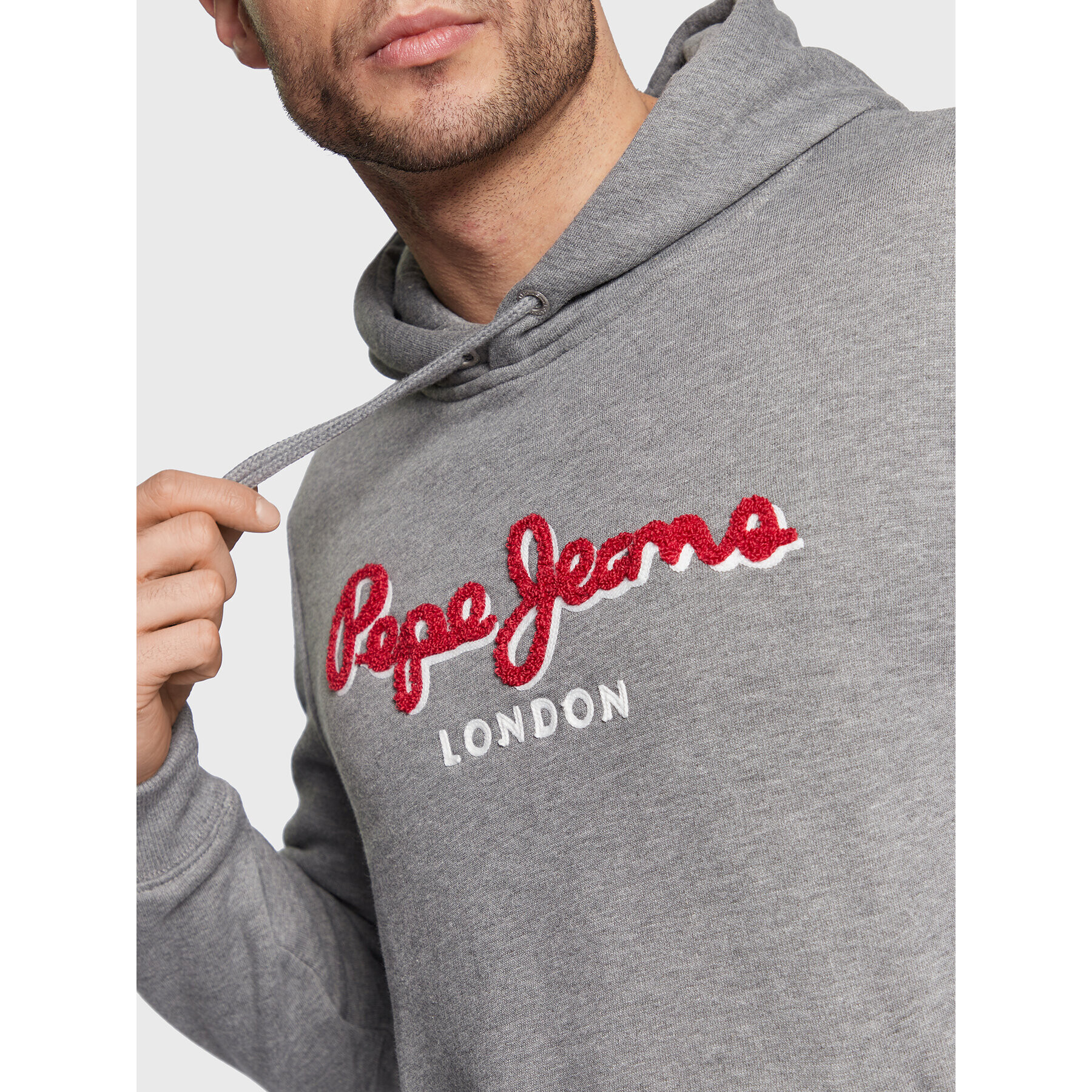 Pepe Jeans Bluză Lamont PM582243 Gri Regular Fit - Pled.ro