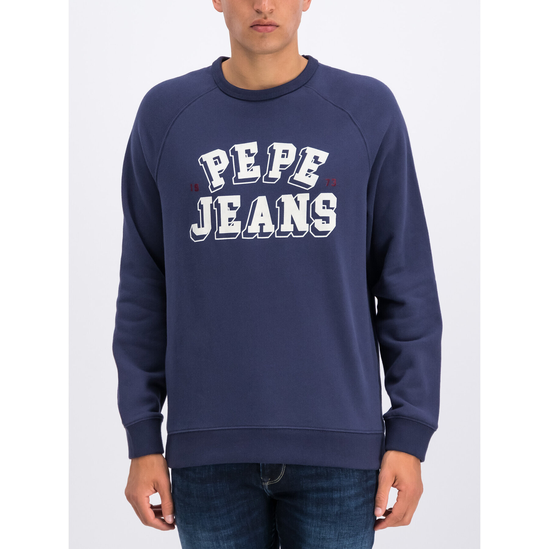 Pepe Jeans Bluză Linus PM581654 Bleumarin Regular Fit - Pled.ro