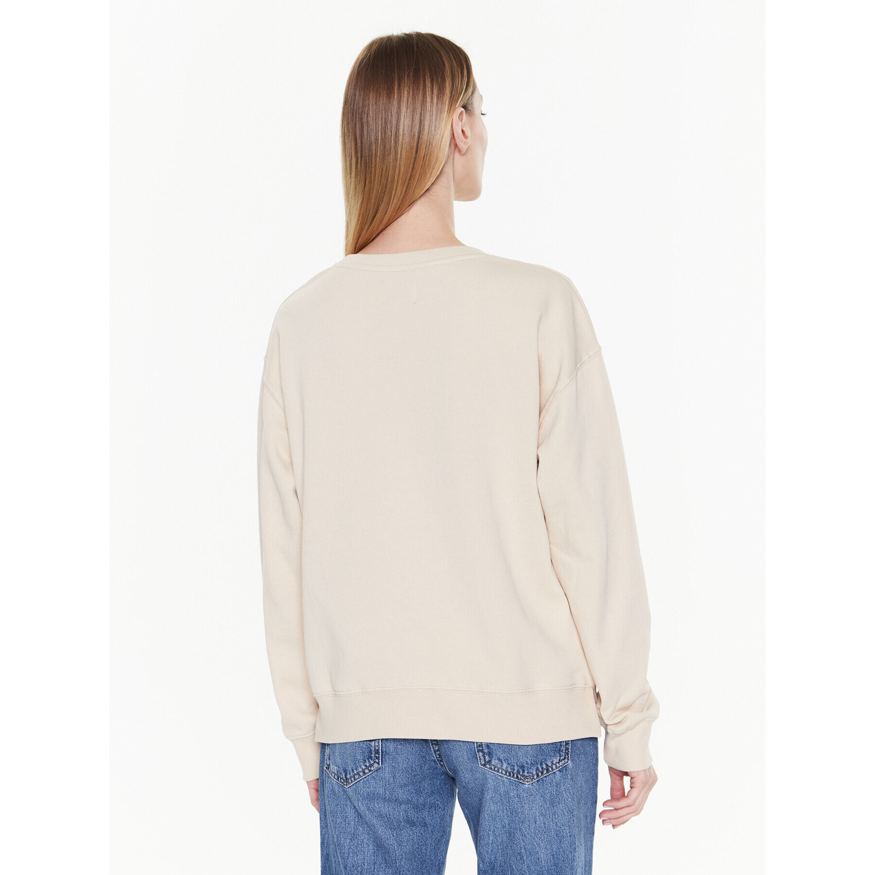 Pepe Jeans Bluză Loreta PL581285 Écru Relaxed Fit - Pled.ro