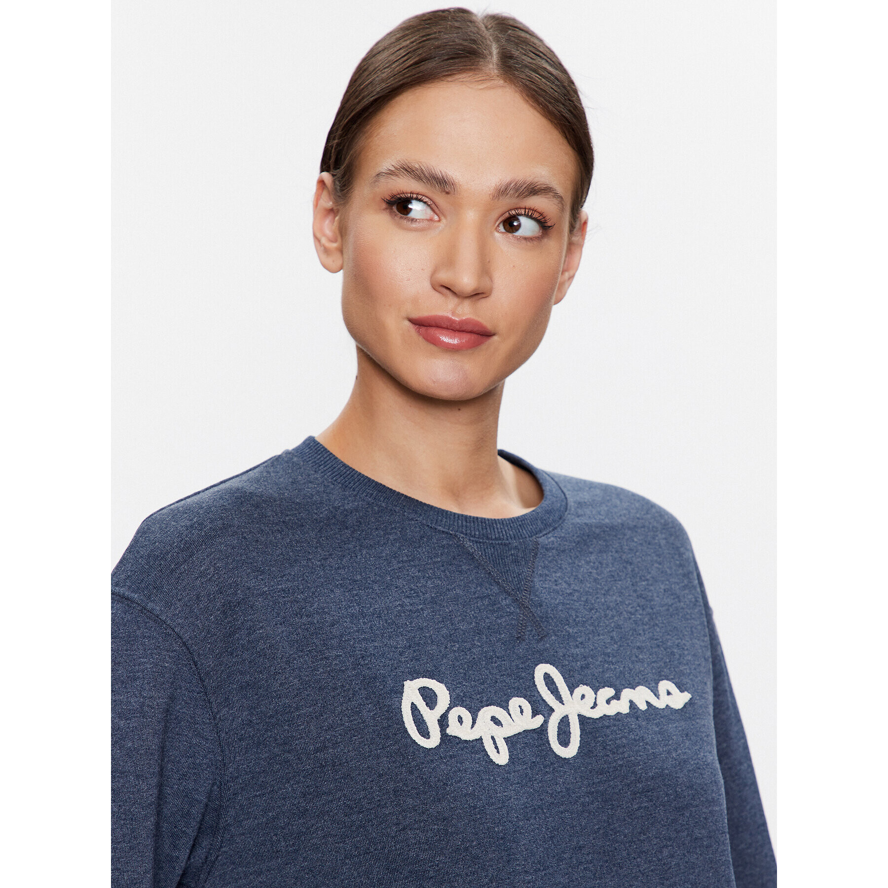 Pepe Jeans Bluză Nanettes PL581347 Bleumarin Regular Fit - Pled.ro