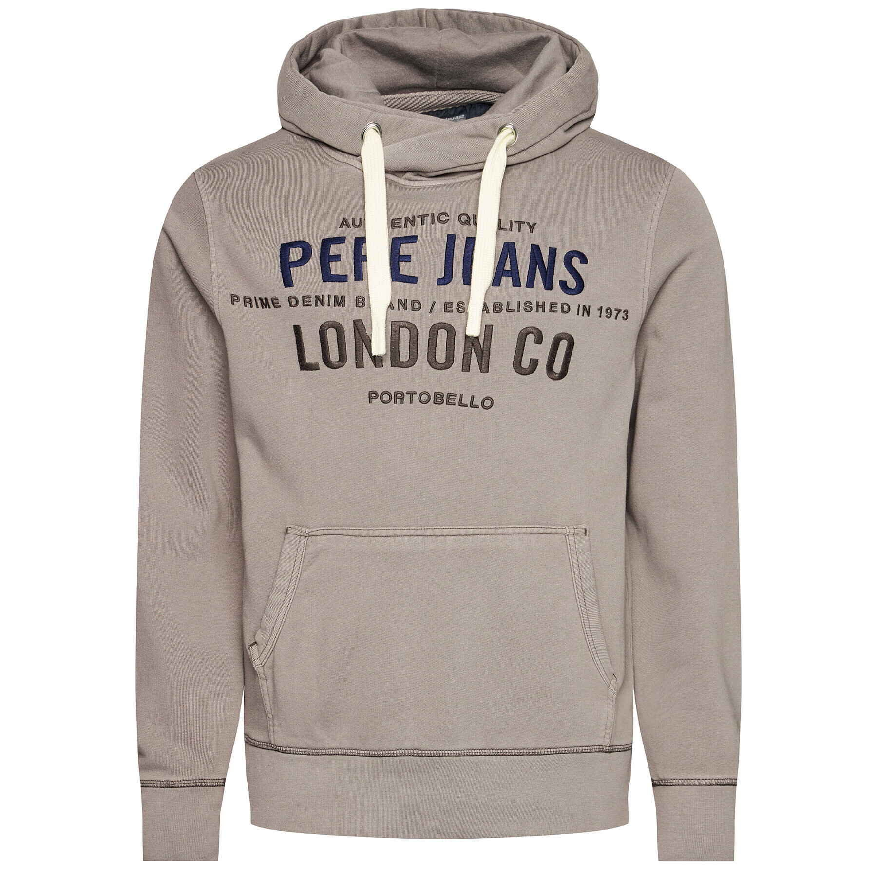 Pepe Jeans Bluză Neville PM581816 Gri Regular Fit - Pled.ro