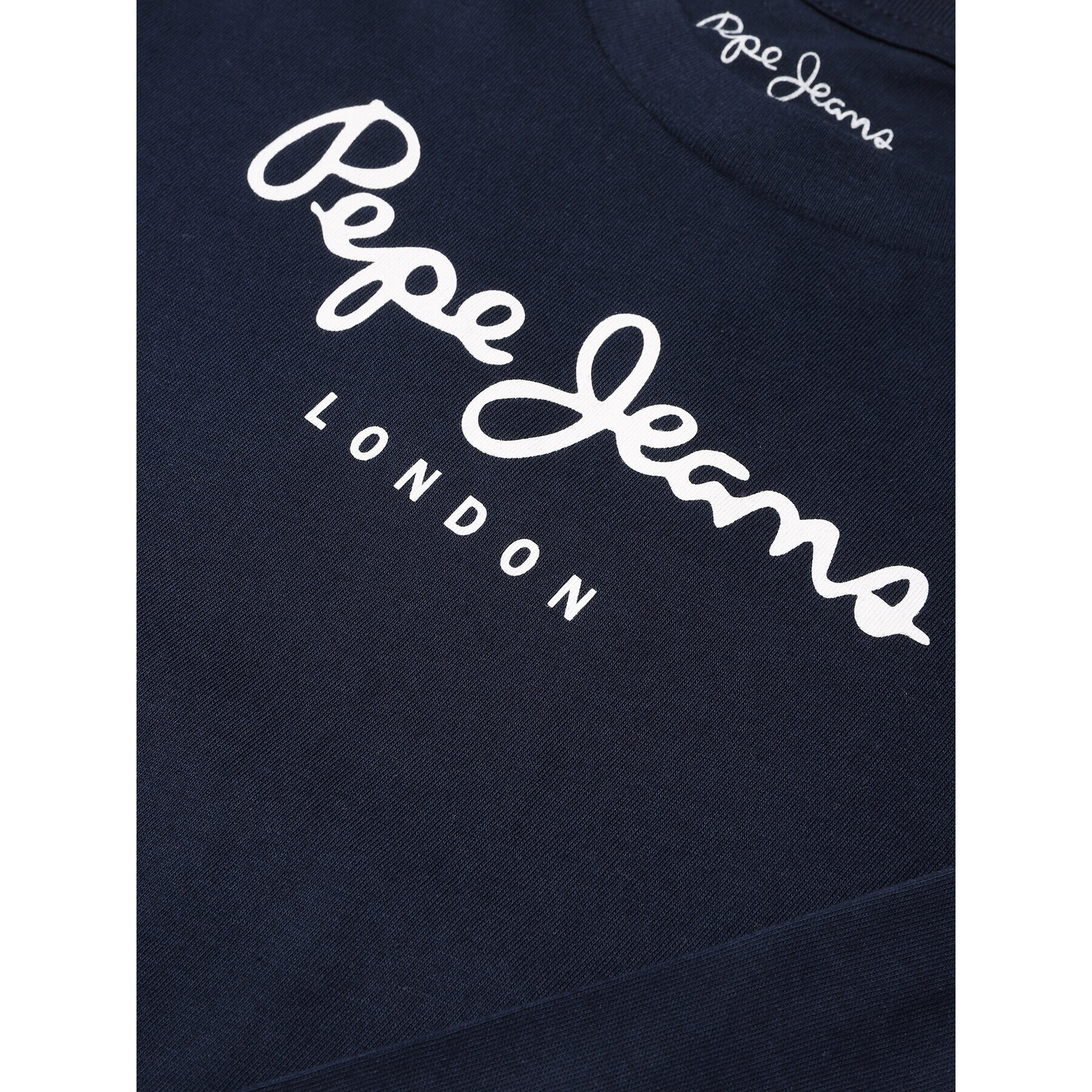 Pepe Jeans Bluză New Herman Jr PB501010 Bleumarin Regular Fit - Pled.ro