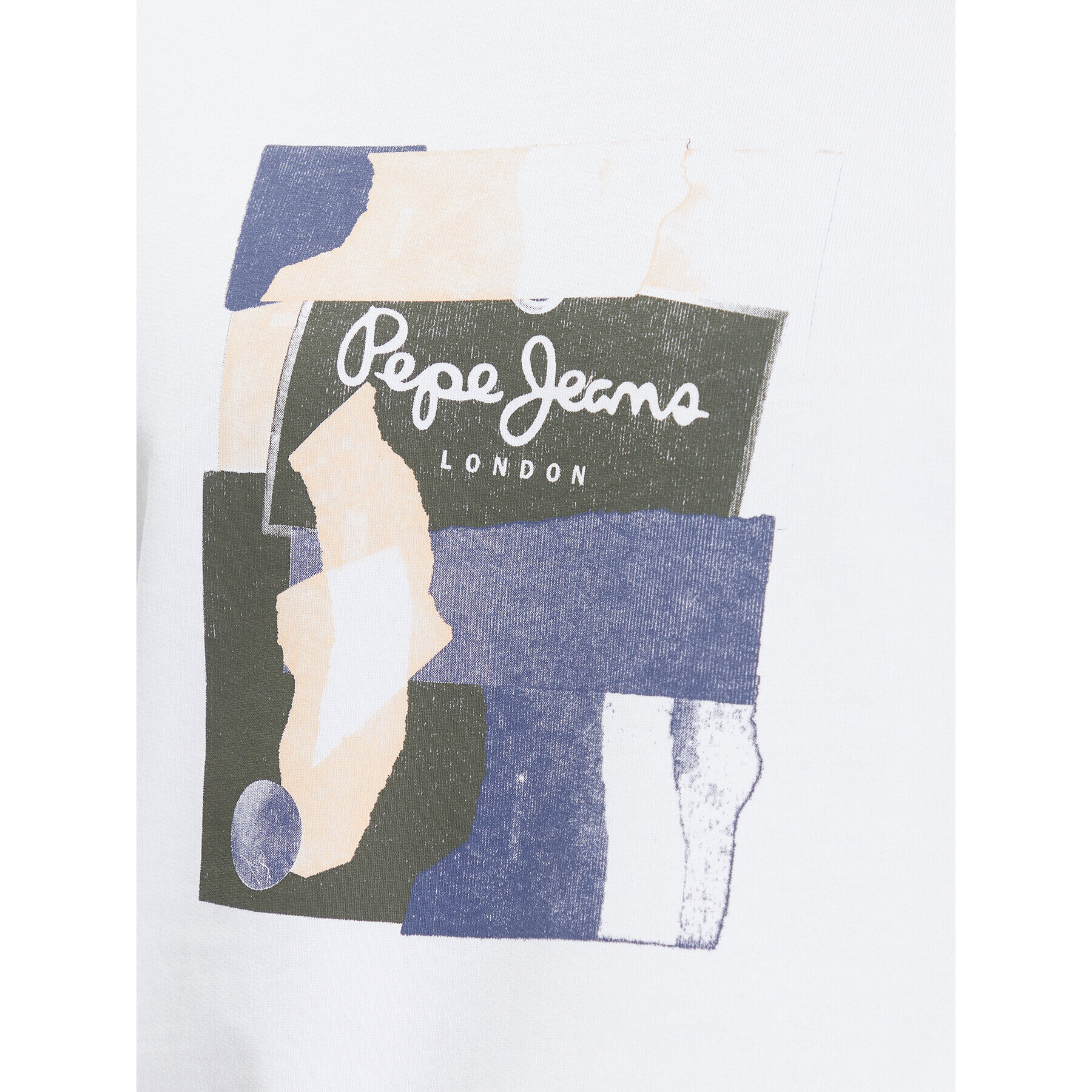 Pepe Jeans Bluză PM582479 Alb Regular Fit - Pled.ro