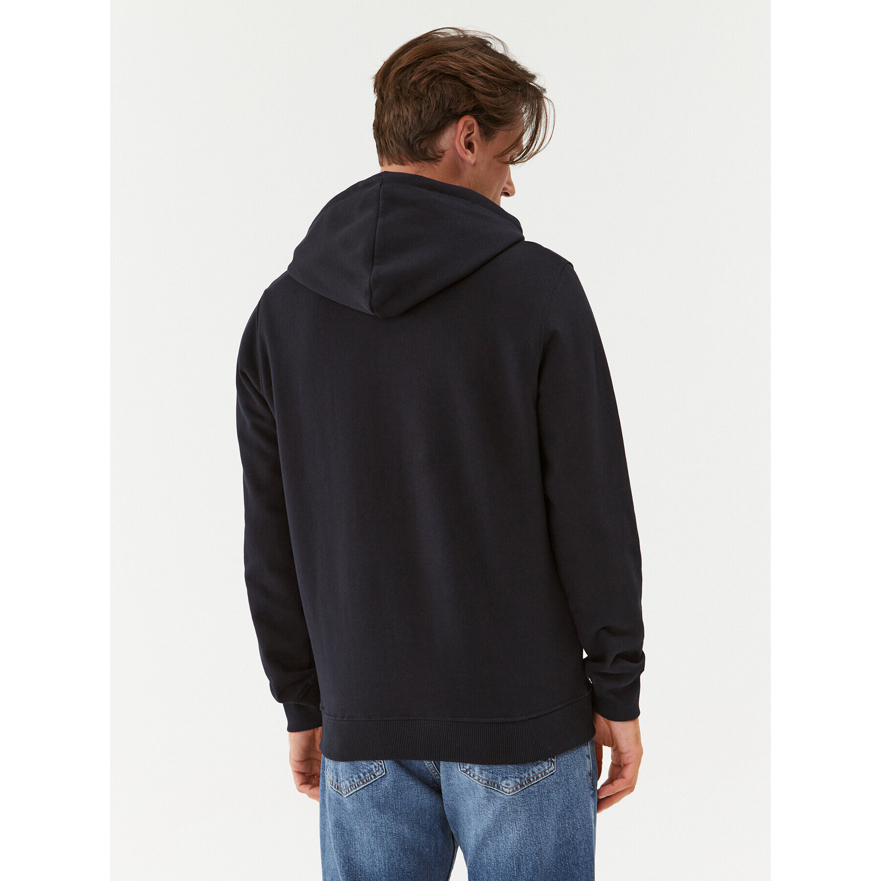 Pepe Jeans Bluză Ryan Hoodie PM582328 Bleumarin Regular Fit - Pled.ro