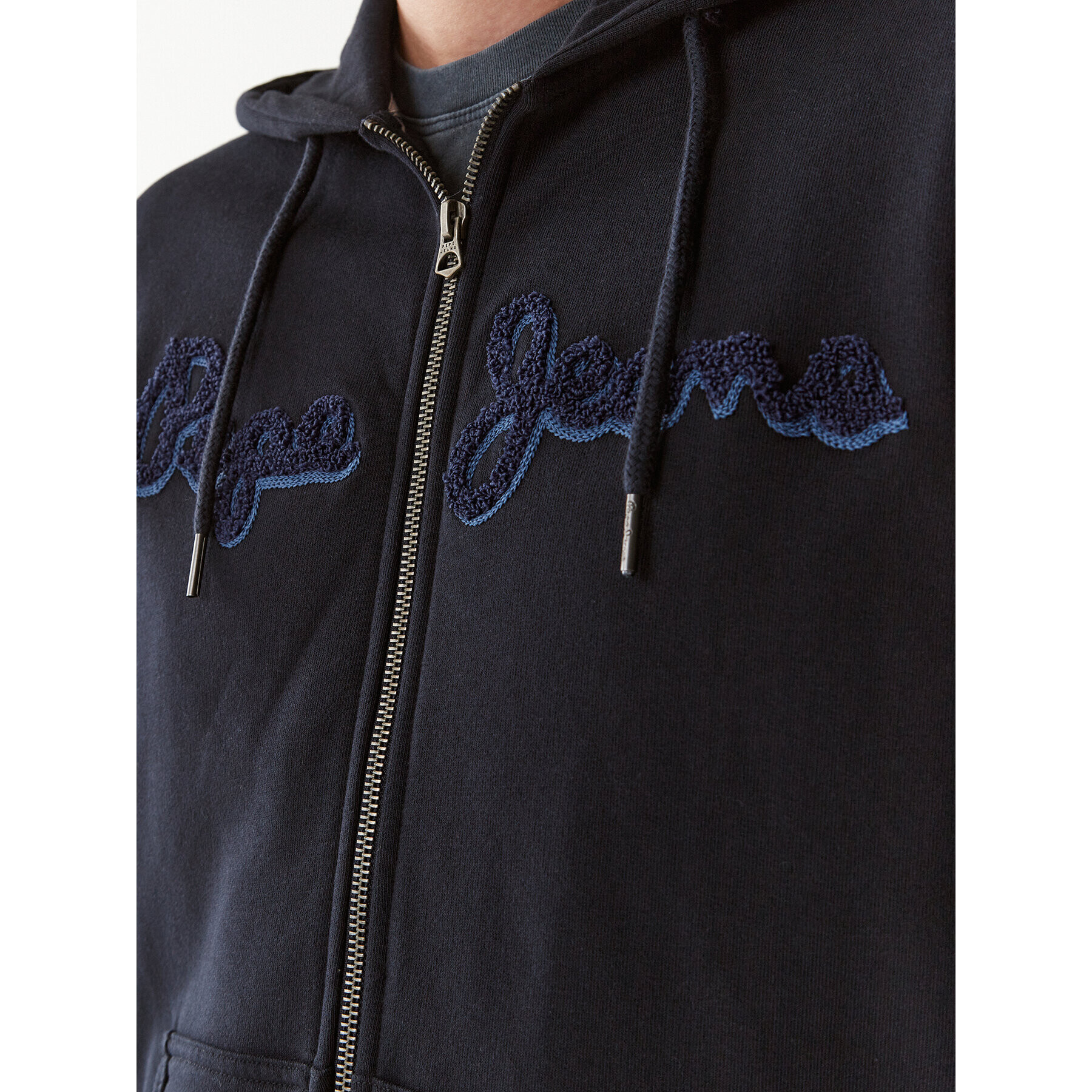 Pepe Jeans Bluză Ryan Zip PM582329 Bleumarin Regular Fit - Pled.ro