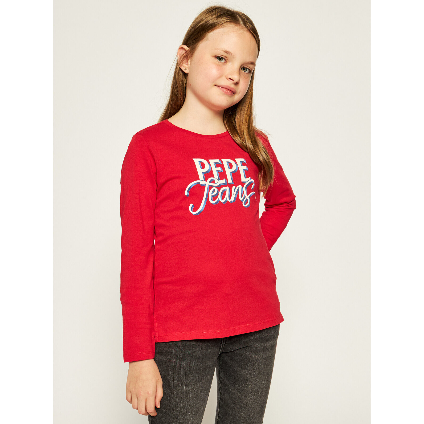 Pepe Jeans Bluză Serena PG502541 Roșu Regular Fit - Pled.ro