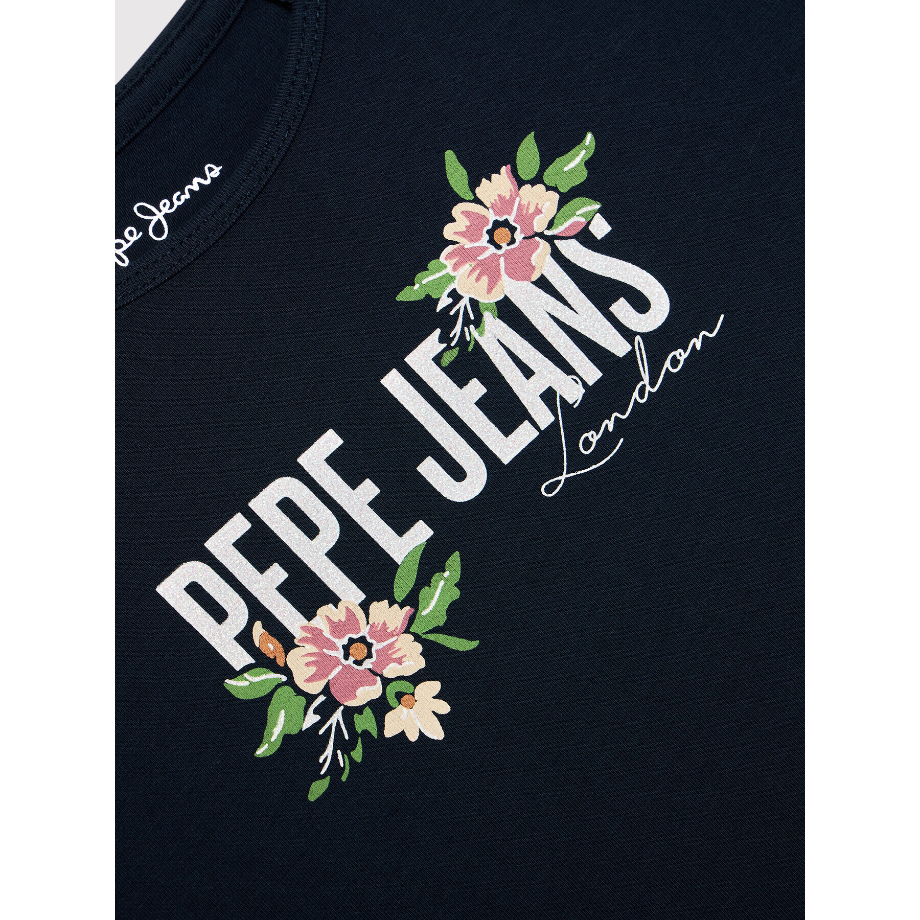 Pepe Jeans Bluză Taylor PG502739 Bleumarin Regular Fit - Pled.ro