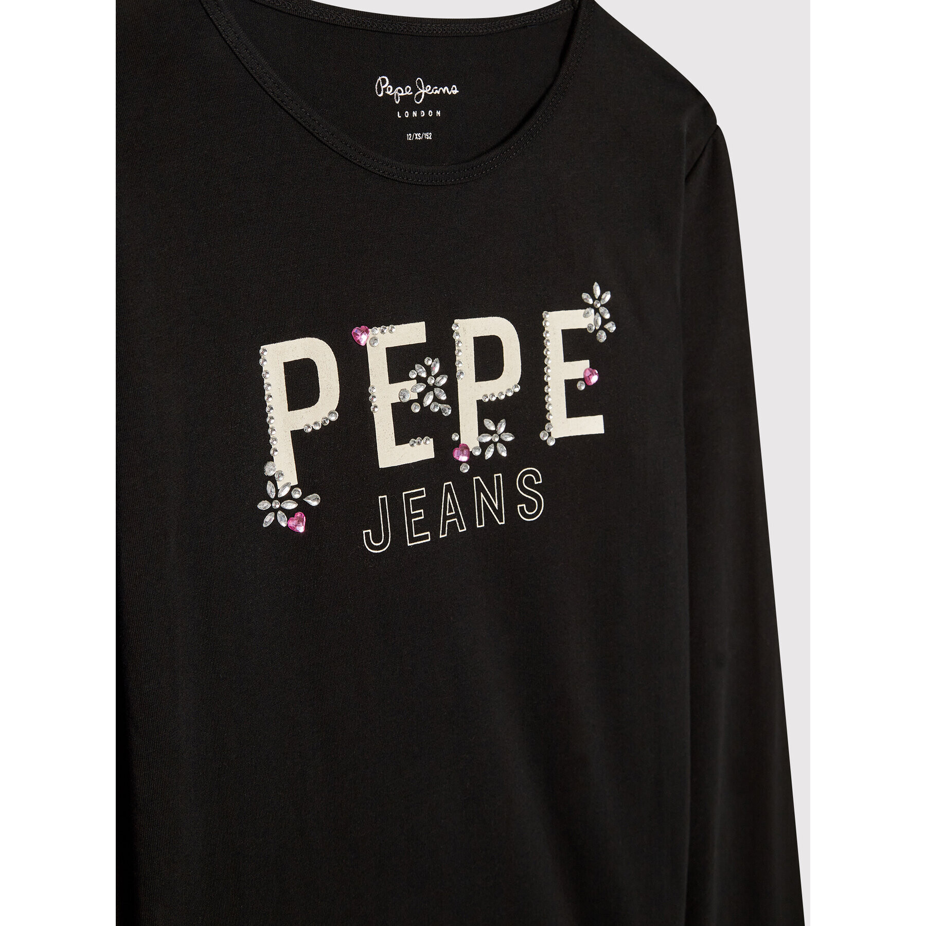 Pepe Jeans Bluză Tiffany PG502799 Negru Regular Fit - Pled.ro