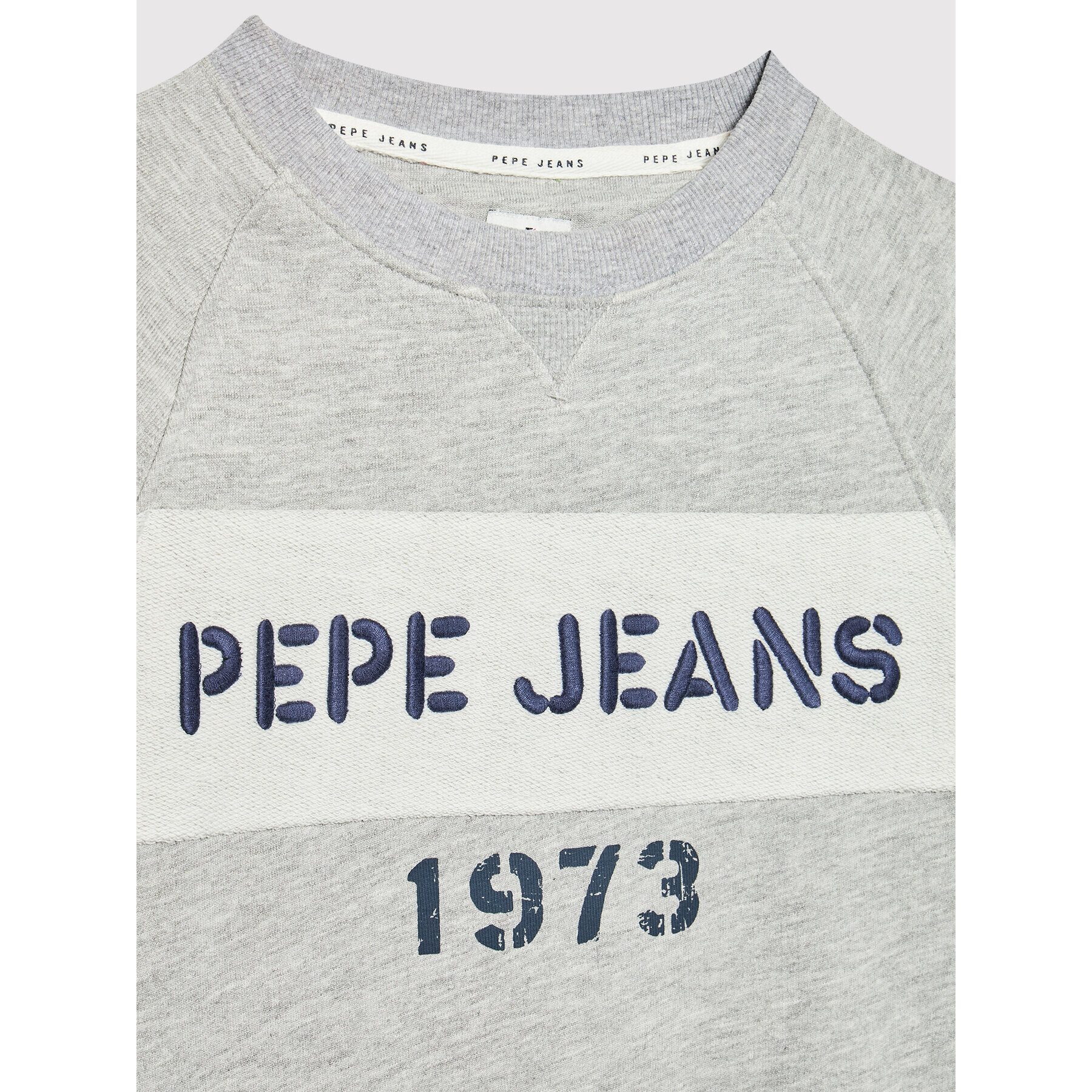 Pepe Jeans Bluză Orson PB581435 Gri Regular Fit - Pled.ro