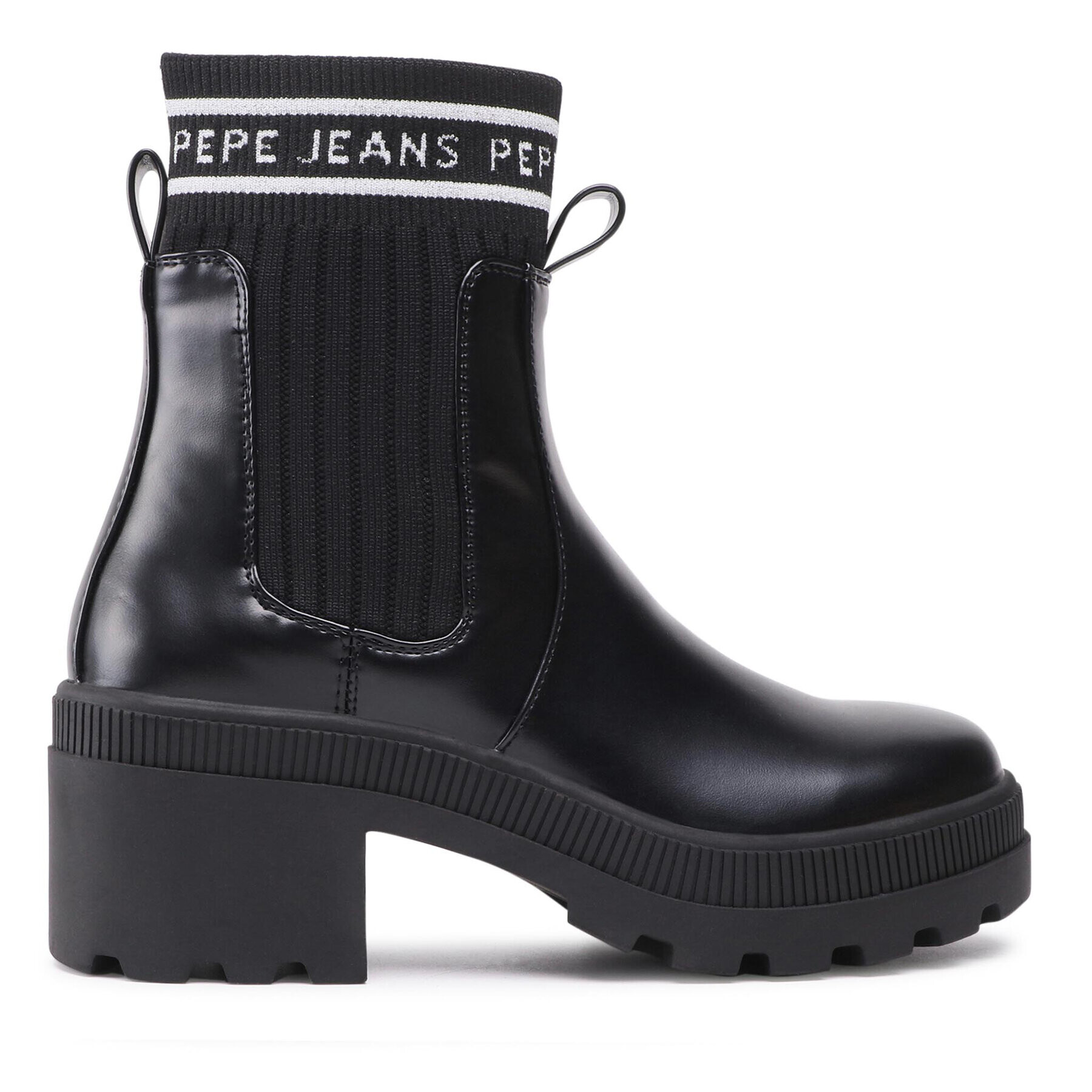 Pepe Jeans Botine Coventry Chelsea PLS50443 Negru - Pled.ro