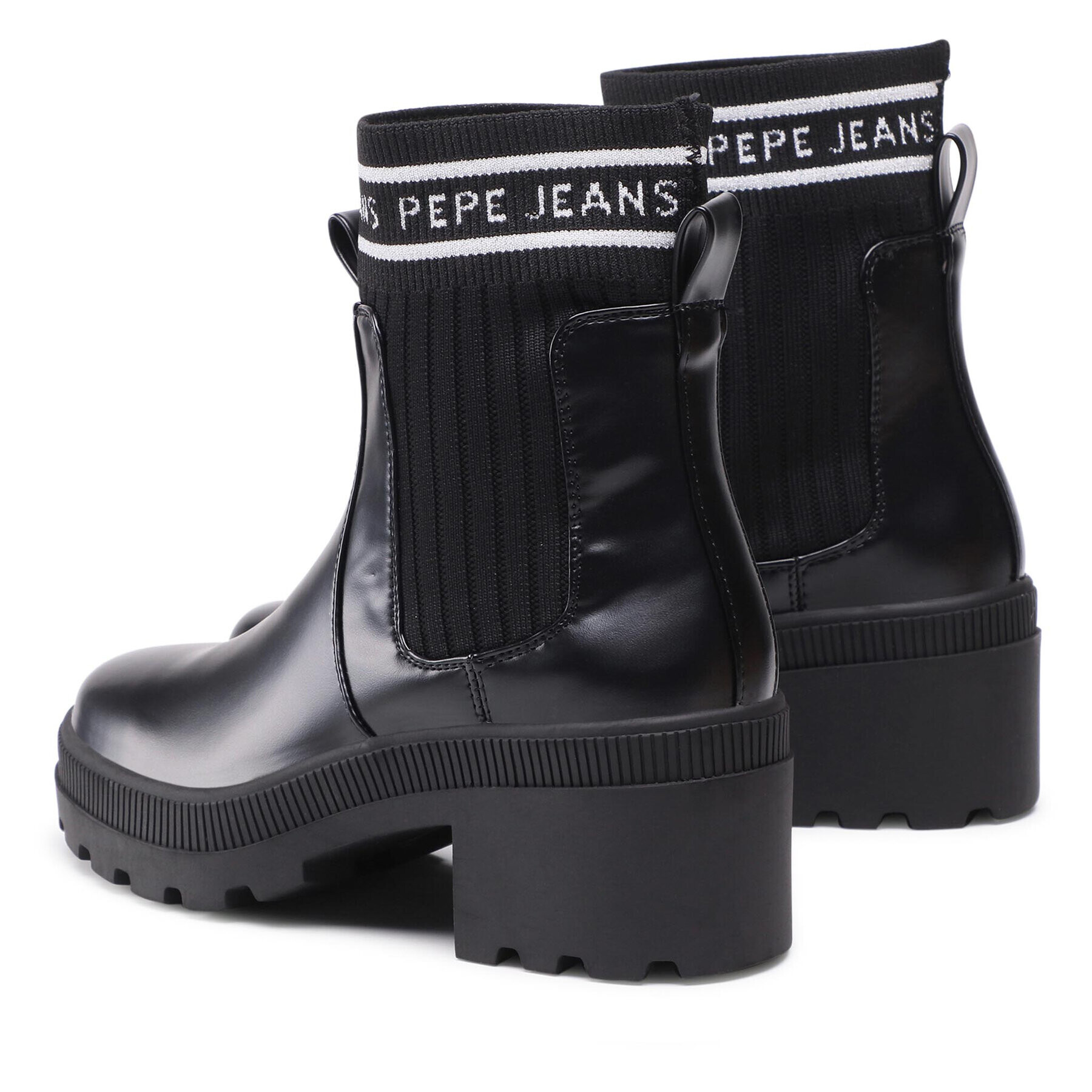 Pepe Jeans Botine Coventry Chelsea PLS50443 Negru - Pled.ro