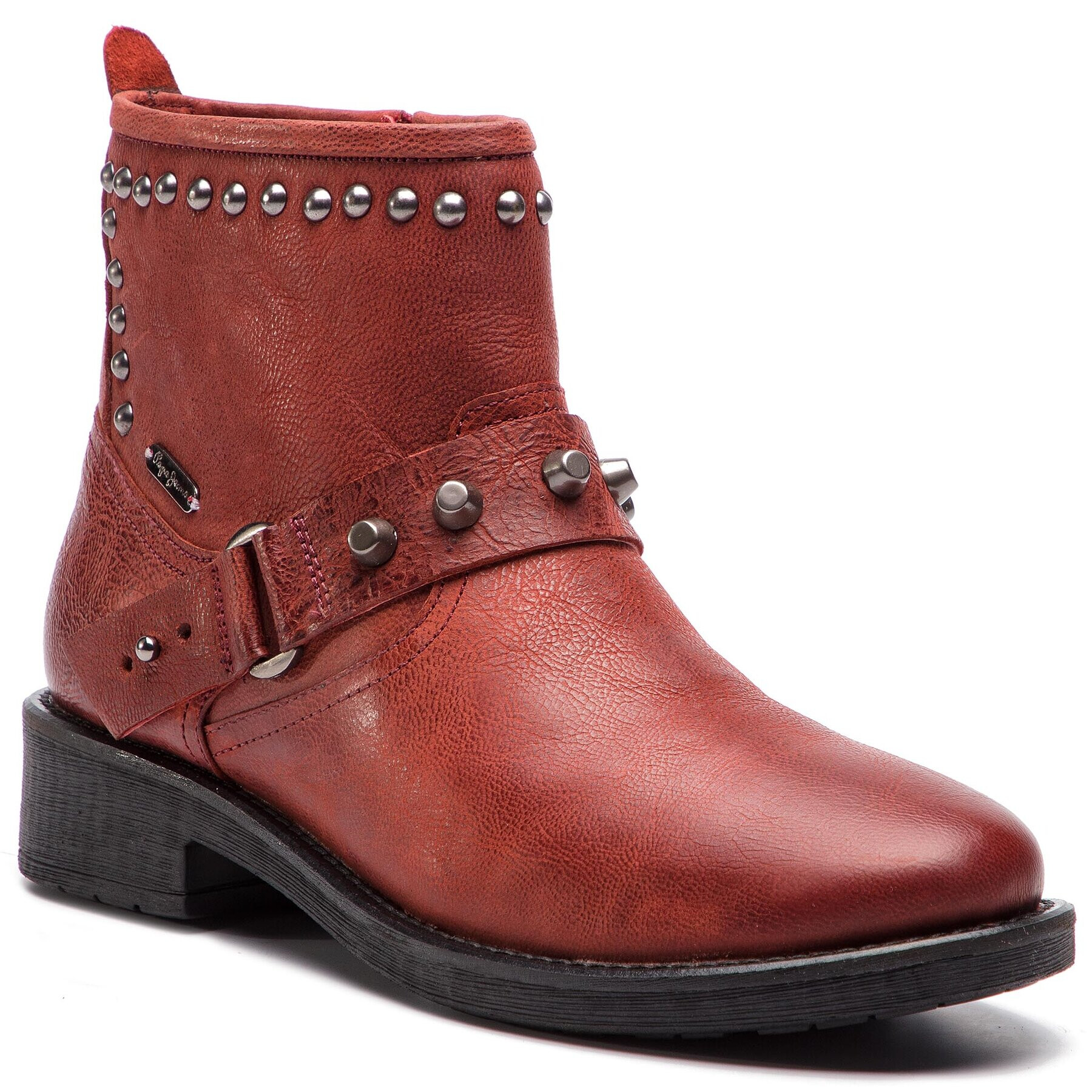 Pepe Jeans Botine Maddox Ring PLS50348 Vișiniu - Pled.ro