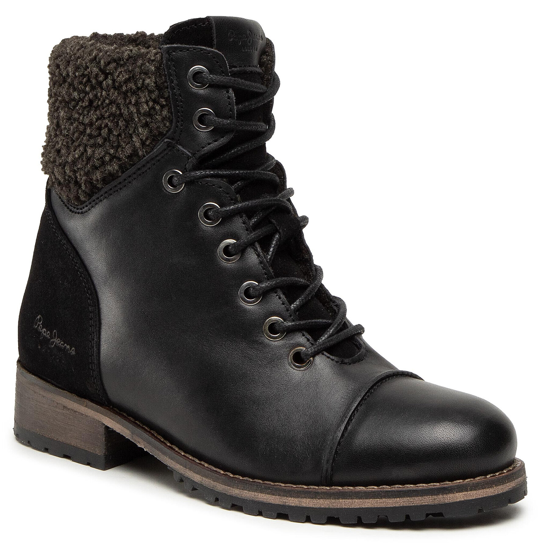 Pepe Jeans Botine Melting Warm PLS50329 Negru - Pled.ro