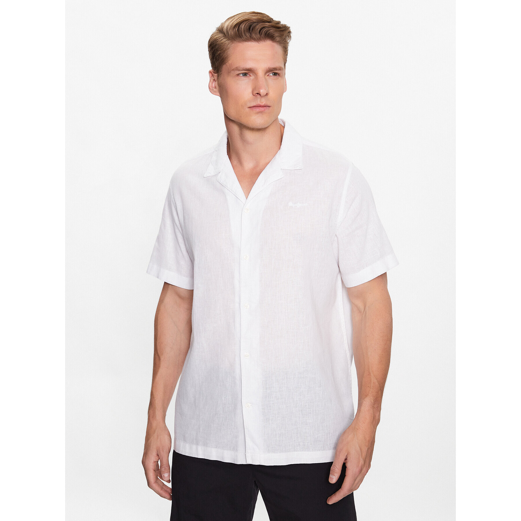 Pepe Jeans Cămașă Lastingham PM307759 Alb Regular Fit - Pled.ro