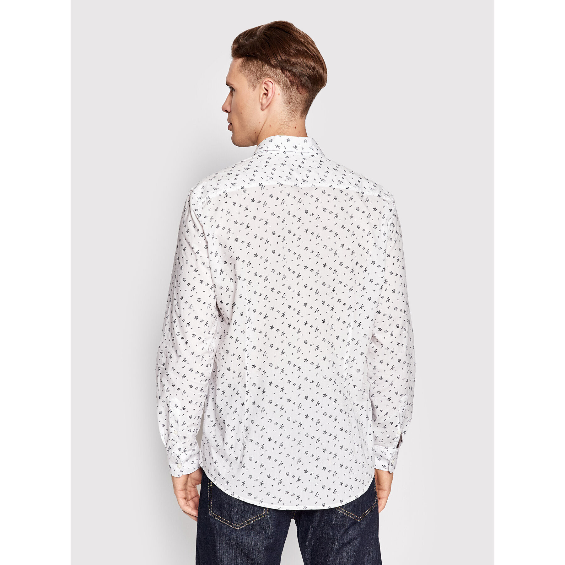 Pepe Jeans Cămașă Francesco PM307521 Alb Regular Fit - Pled.ro