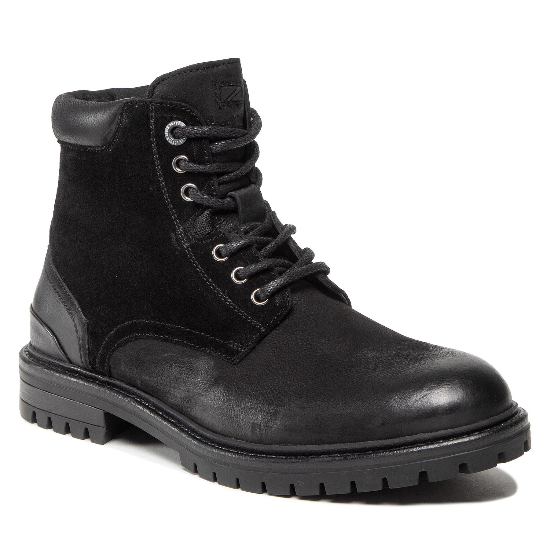 Pepe Jeans Cizme Ned Boot Antic Warm PMS50222 Negru - Pled.ro