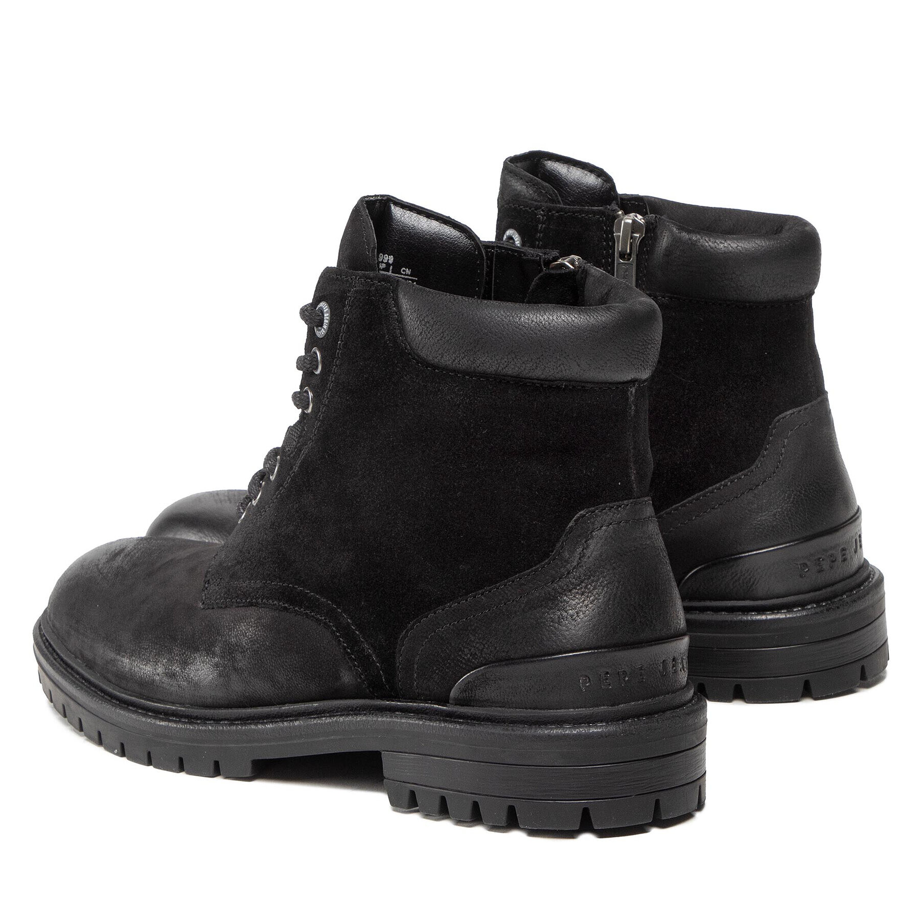 Pepe Jeans Cizme Ned Boot Antic Warm PMS50222 Negru - Pled.ro