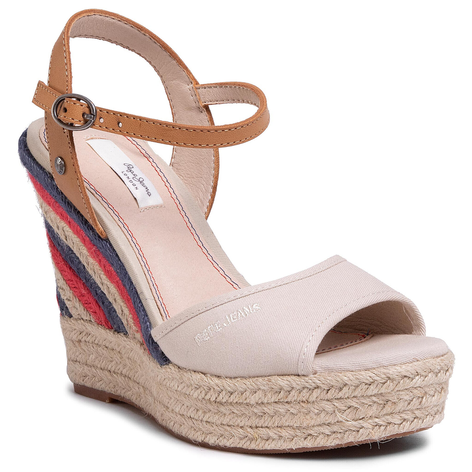 Pepe Jeans Espadrile Ohara Evy PLS90457 Bej - Pled.ro