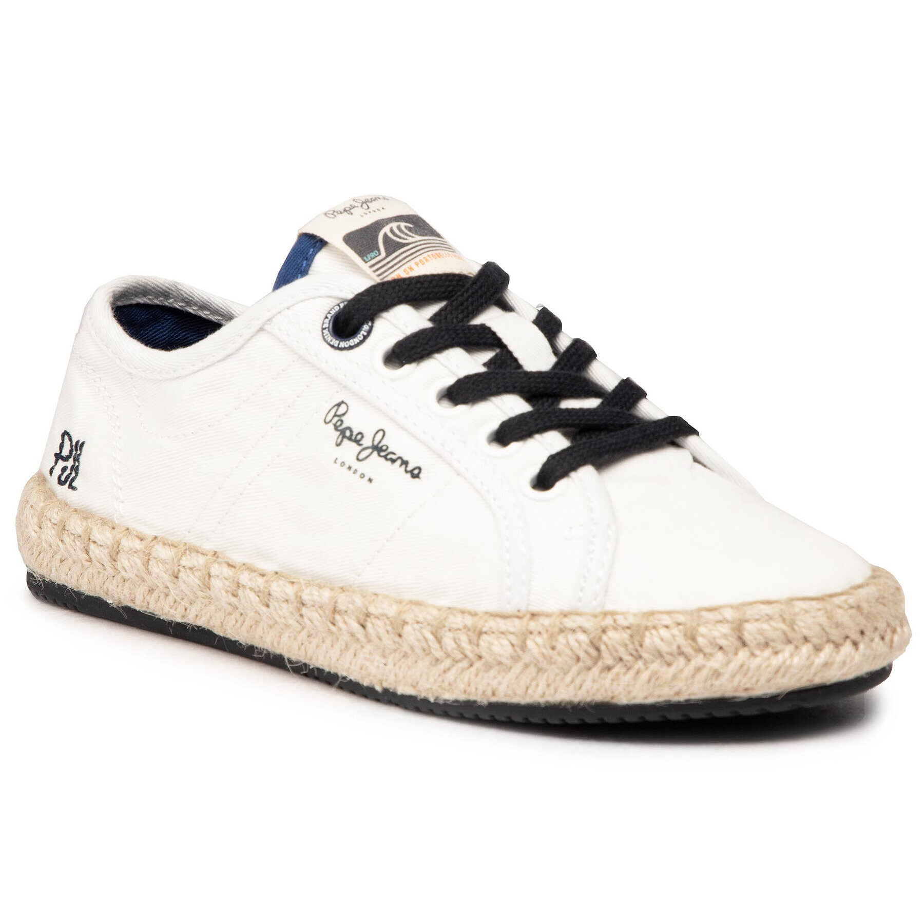 Pepe Jeans Espadrile Tourist Combi Boy PBS10093 Alb - Pled.ro