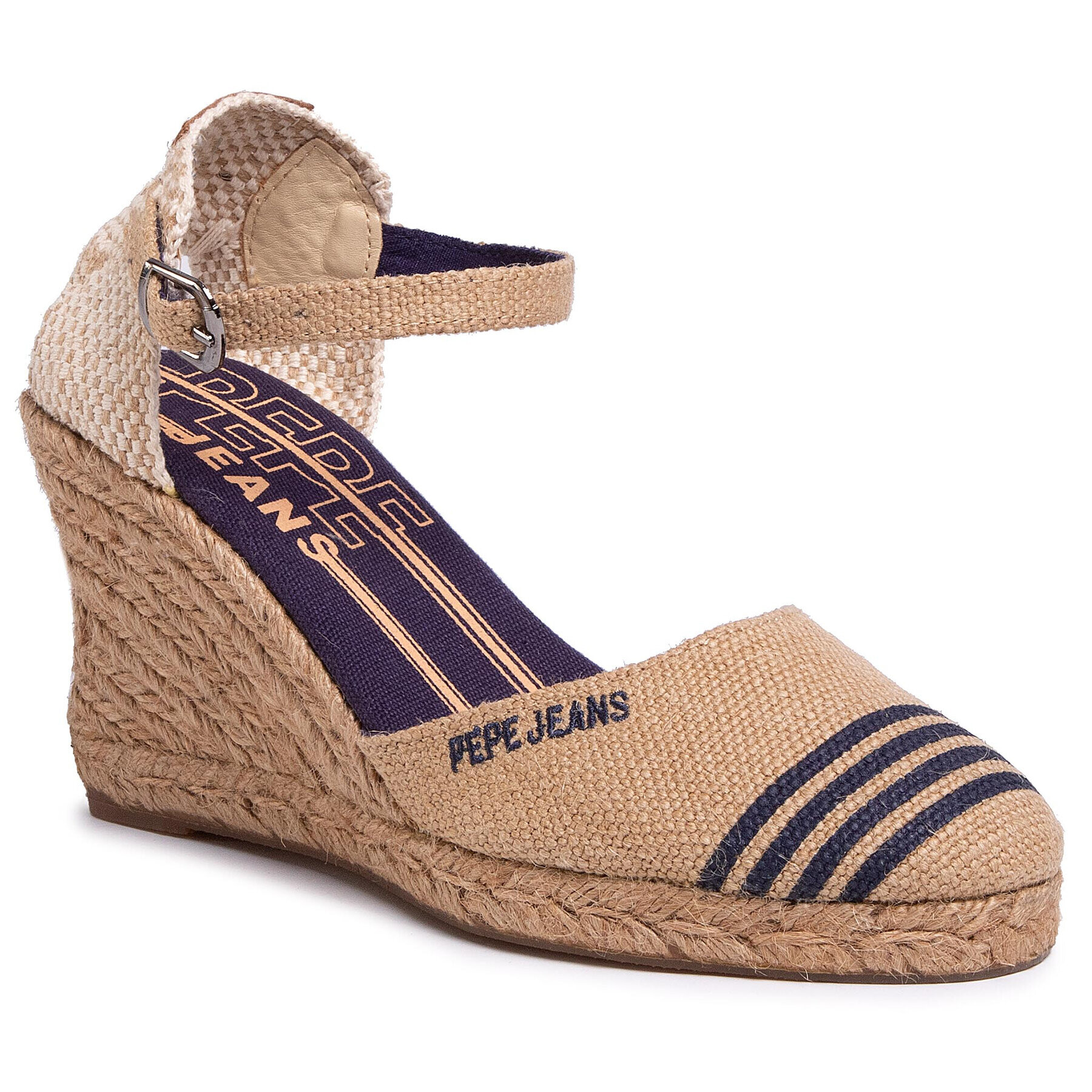 Pepe Jeans Espadrile Wendy Strap PLS90435 Maro - Pled.ro