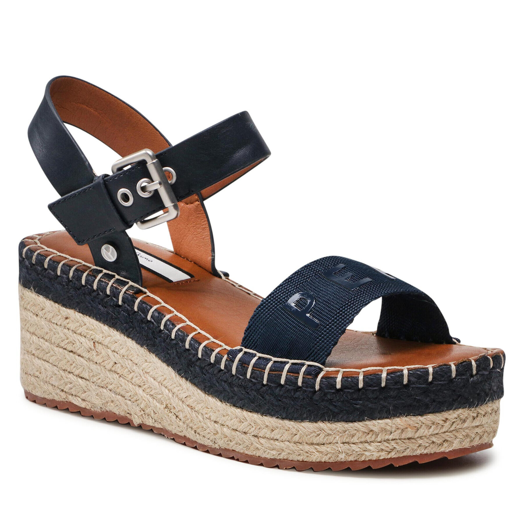 Pepe Jeans Espadrile Witney Logo PLS90551 Bleumarin - Pled.ro