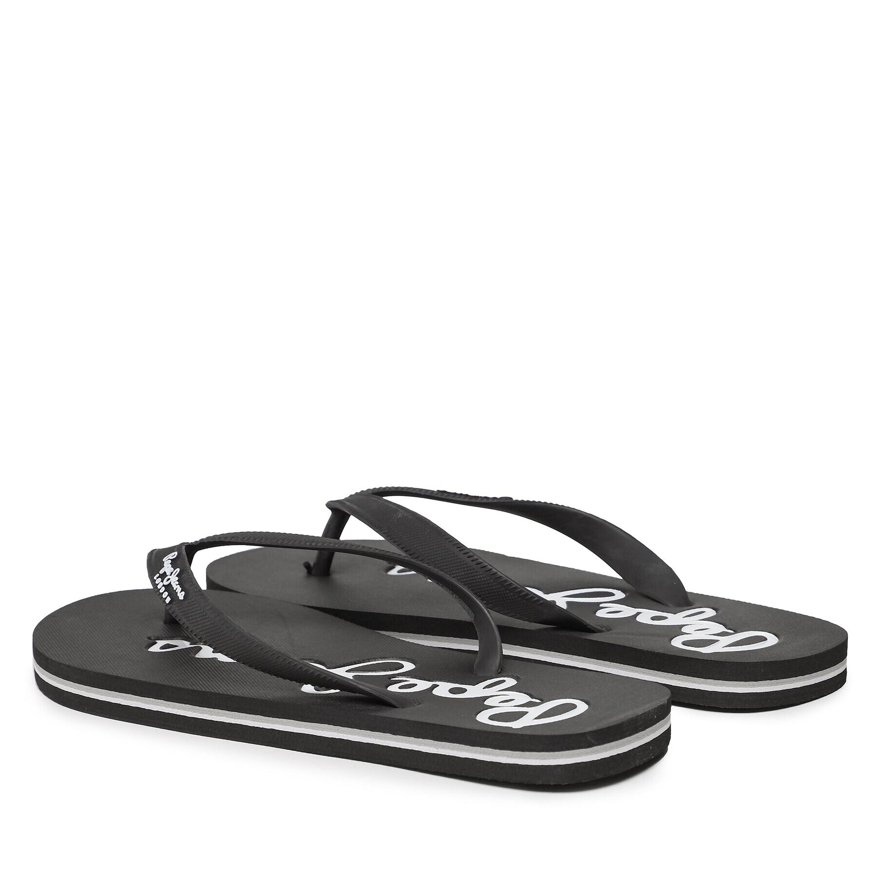 Pepe Jeans Flip flop Bay Beach Basic M PMS70128 Negru - Pled.ro