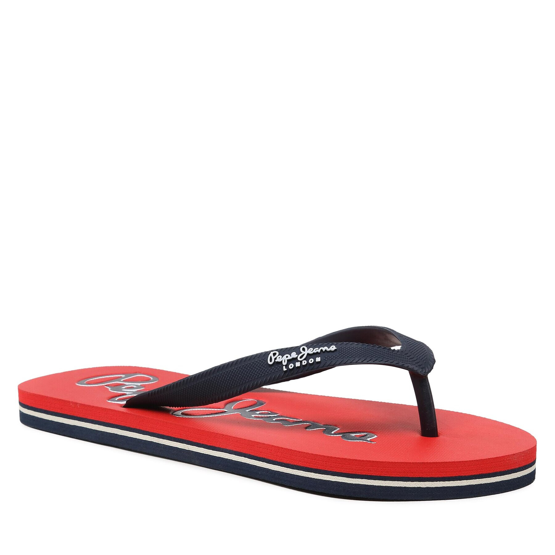 Pepe Jeans Flip flop Bay Beach Logo M PMS70129 Negru - Pled.ro