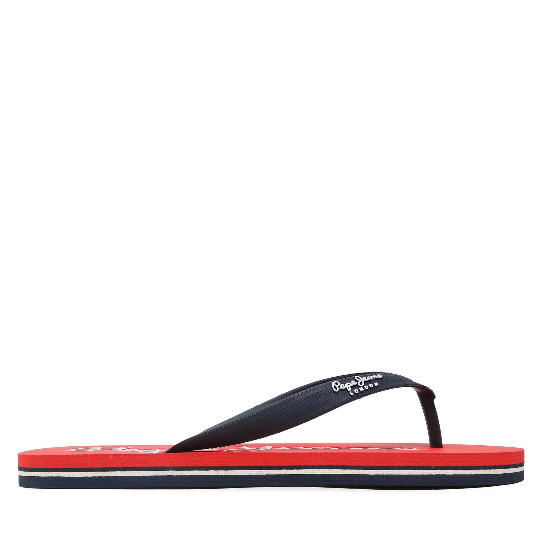 Pepe Jeans Flip flop Bay Beach Logo M PMS70129 Negru - Pled.ro