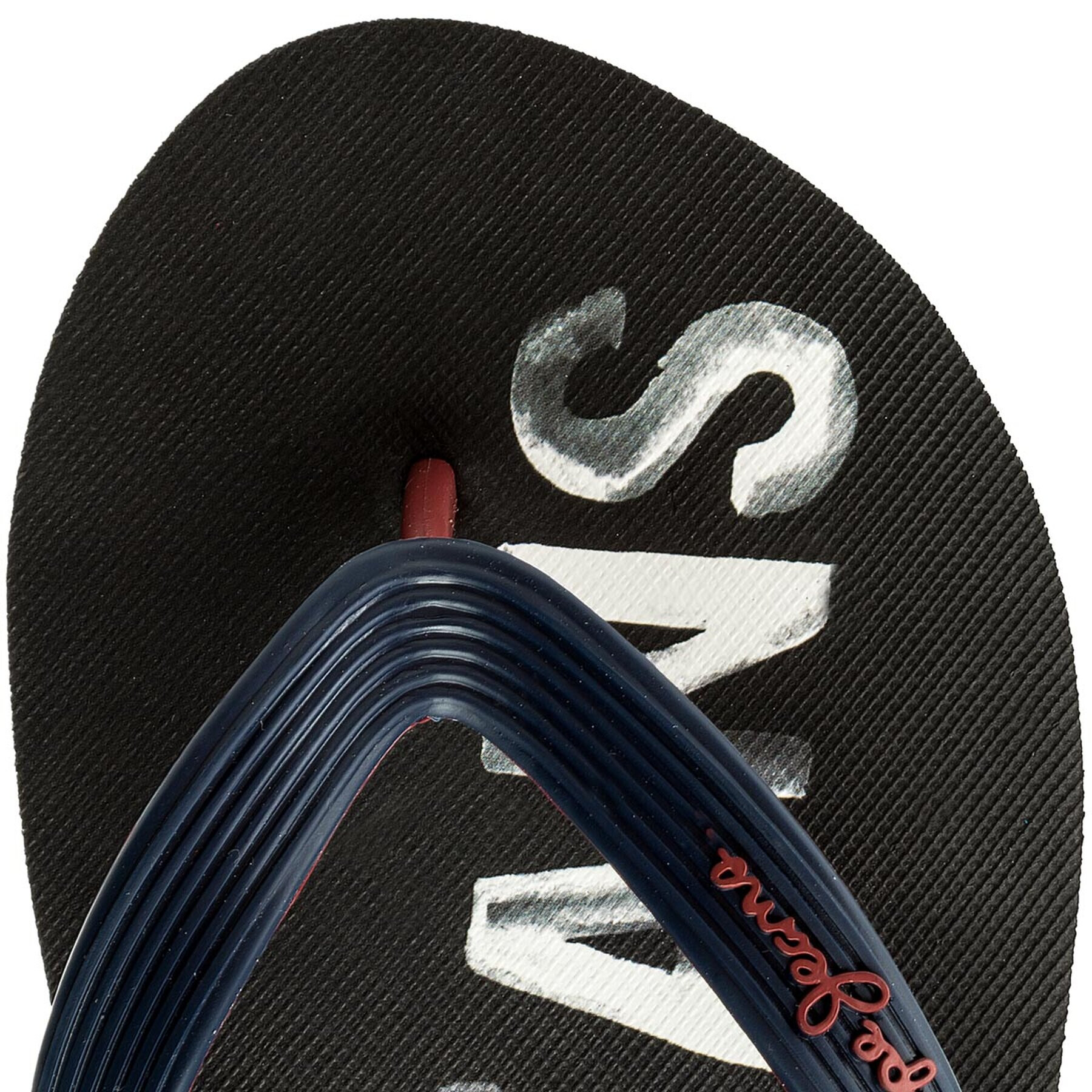 Pepe Jeans Flip flop Hawi Water Color PMS70051 Bleumarin - Pled.ro