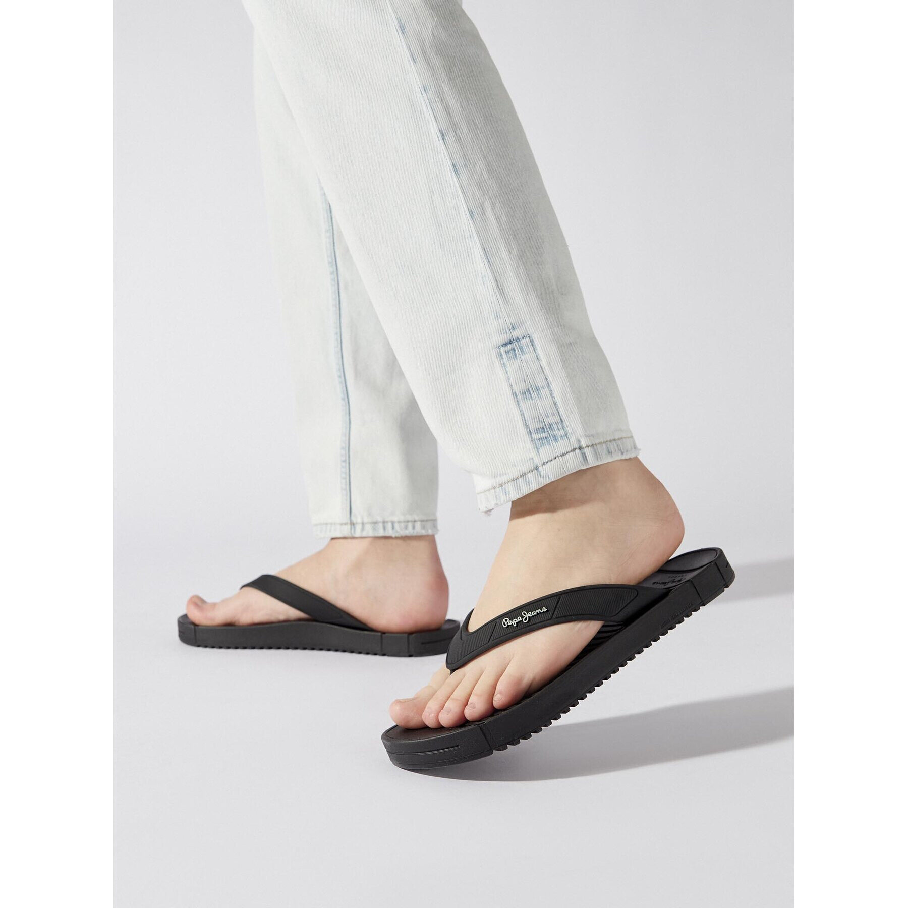 Pepe Jeans Flip flop Shore M PMS70137 Negru - Pled.ro