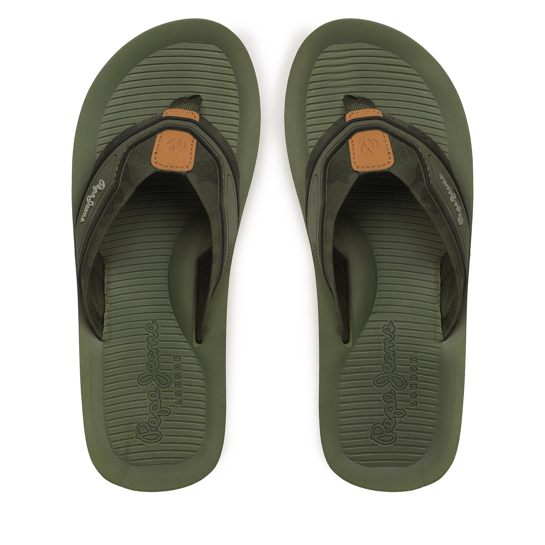 Pepe Jeans Flip flop South Beach 2.0 Camu PMS70127 Kaki - Pled.ro