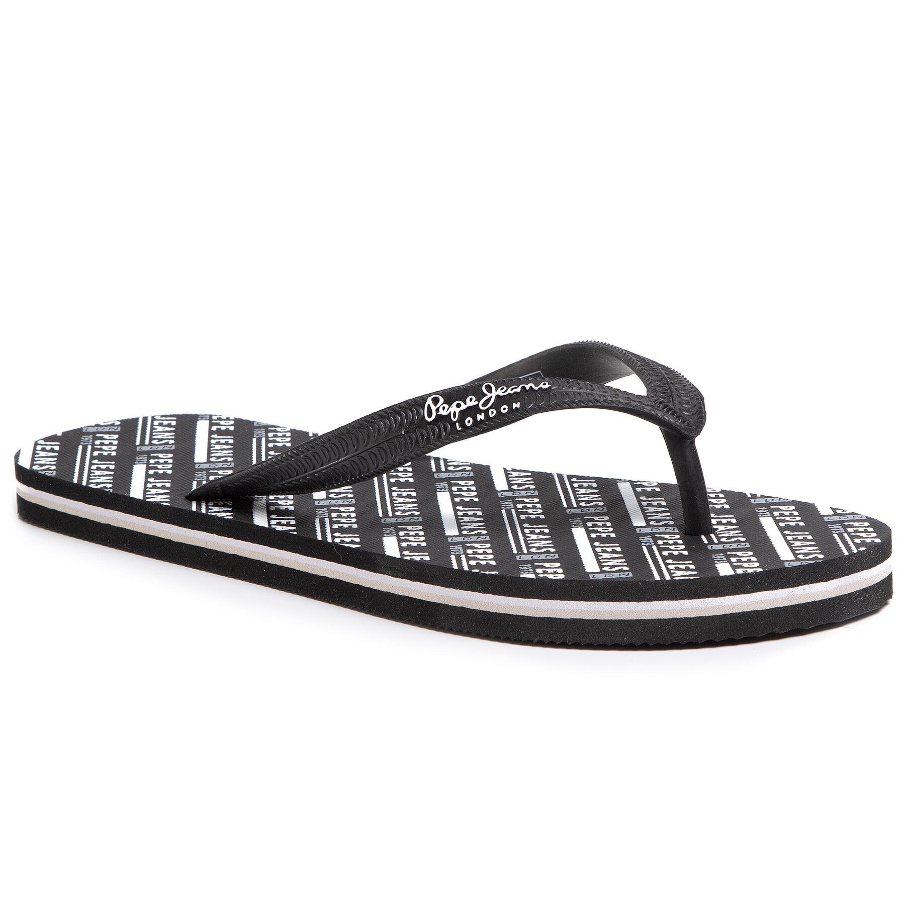 Pepe Jeans Flip flop Swimming All Over PMS70090 Negru - Pled.ro