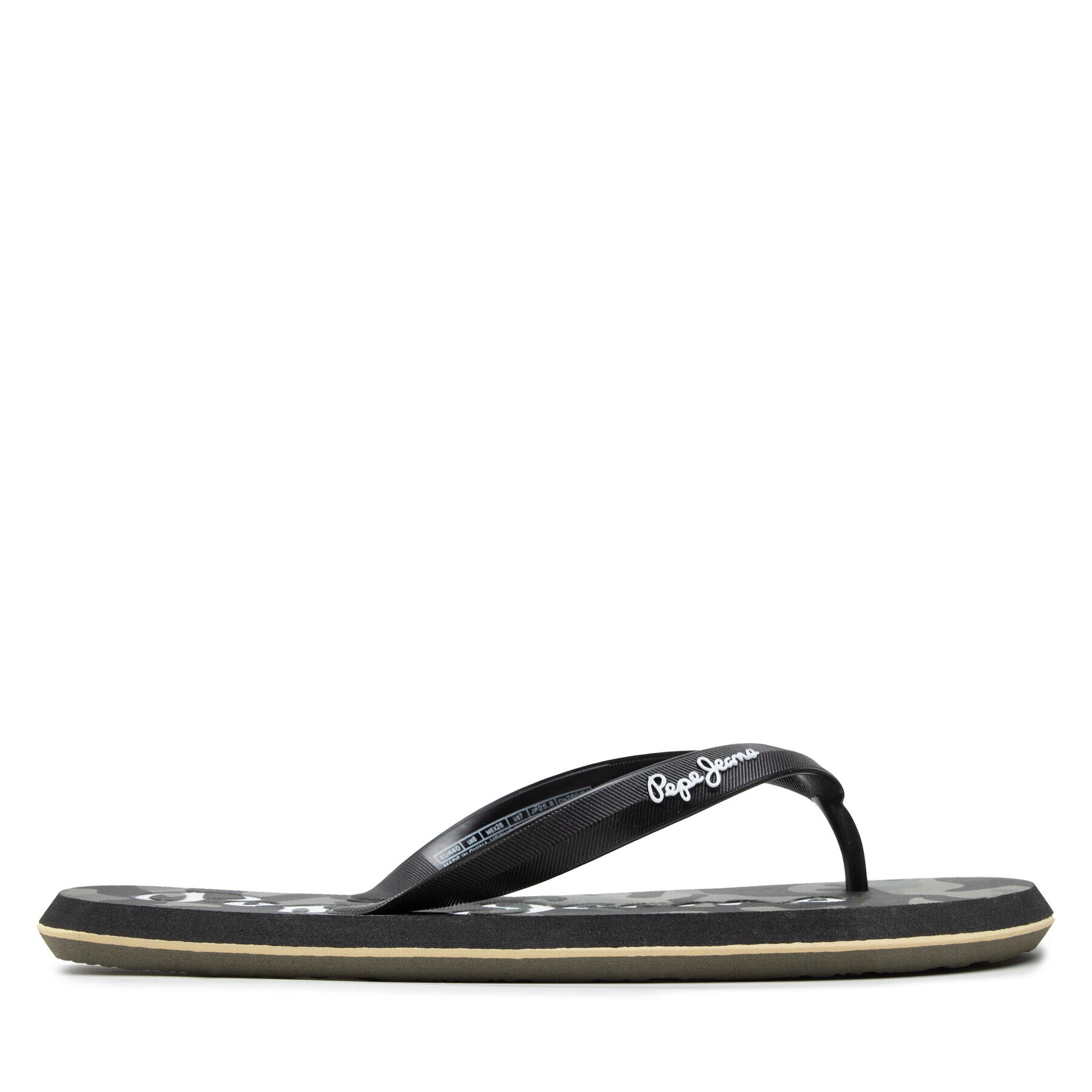 Pepe Jeans Flip flop Wgale Camo PMS70116 Negru - Pled.ro