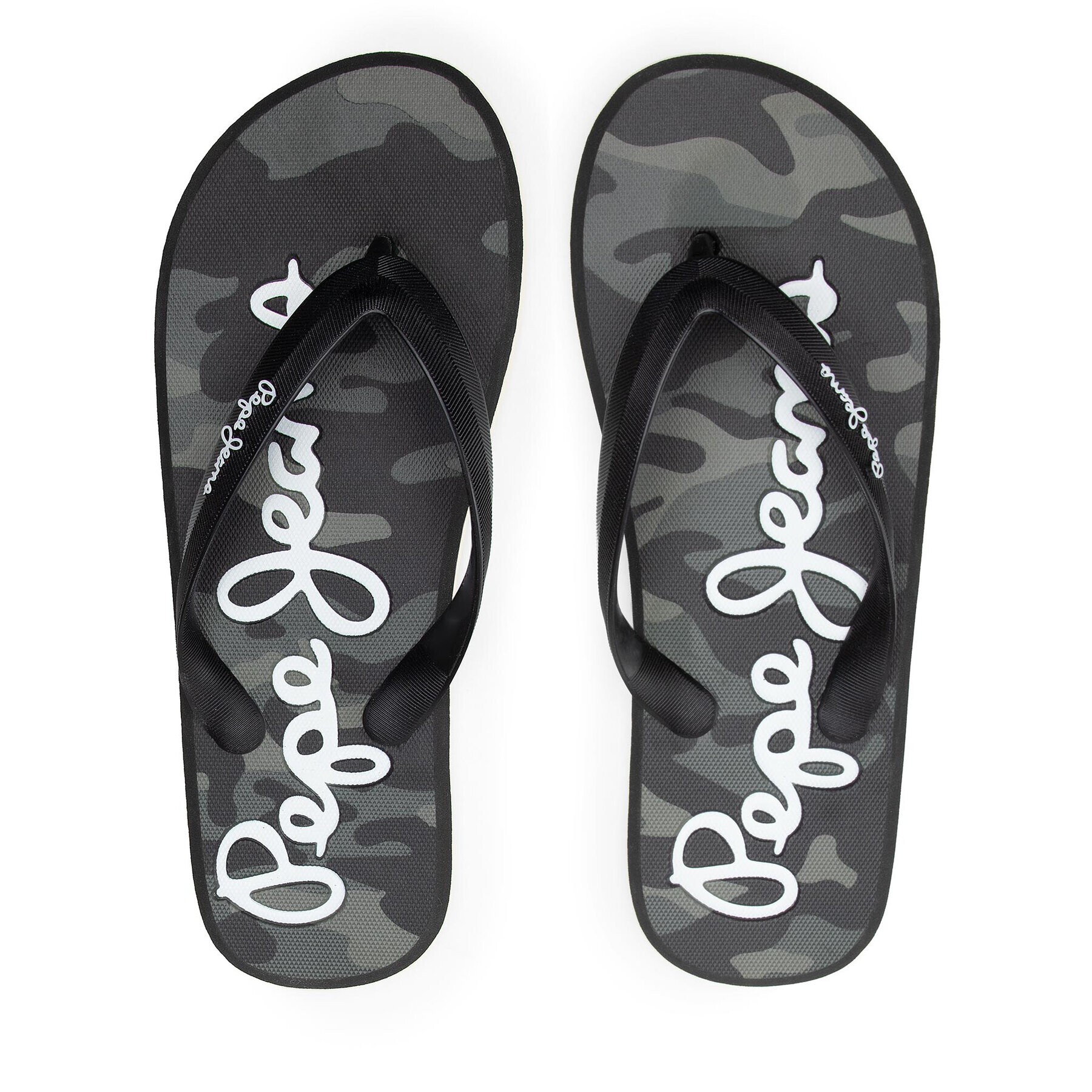 Pepe Jeans Flip flop Wgale Camo PMS70116 Negru - Pled.ro