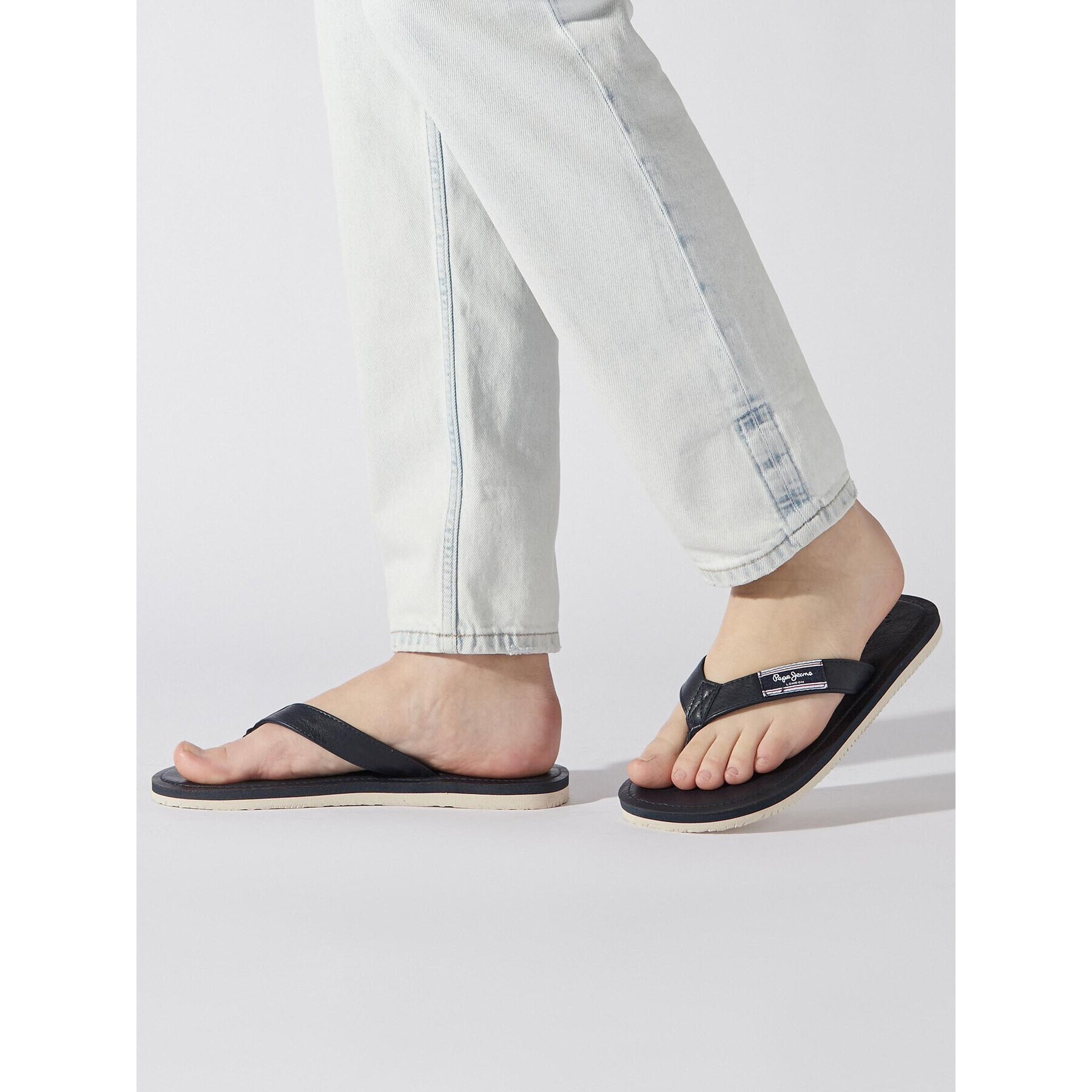 Pepe Jeans Flip flop Wind Surf PMS70122 Bleumarin - Pled.ro