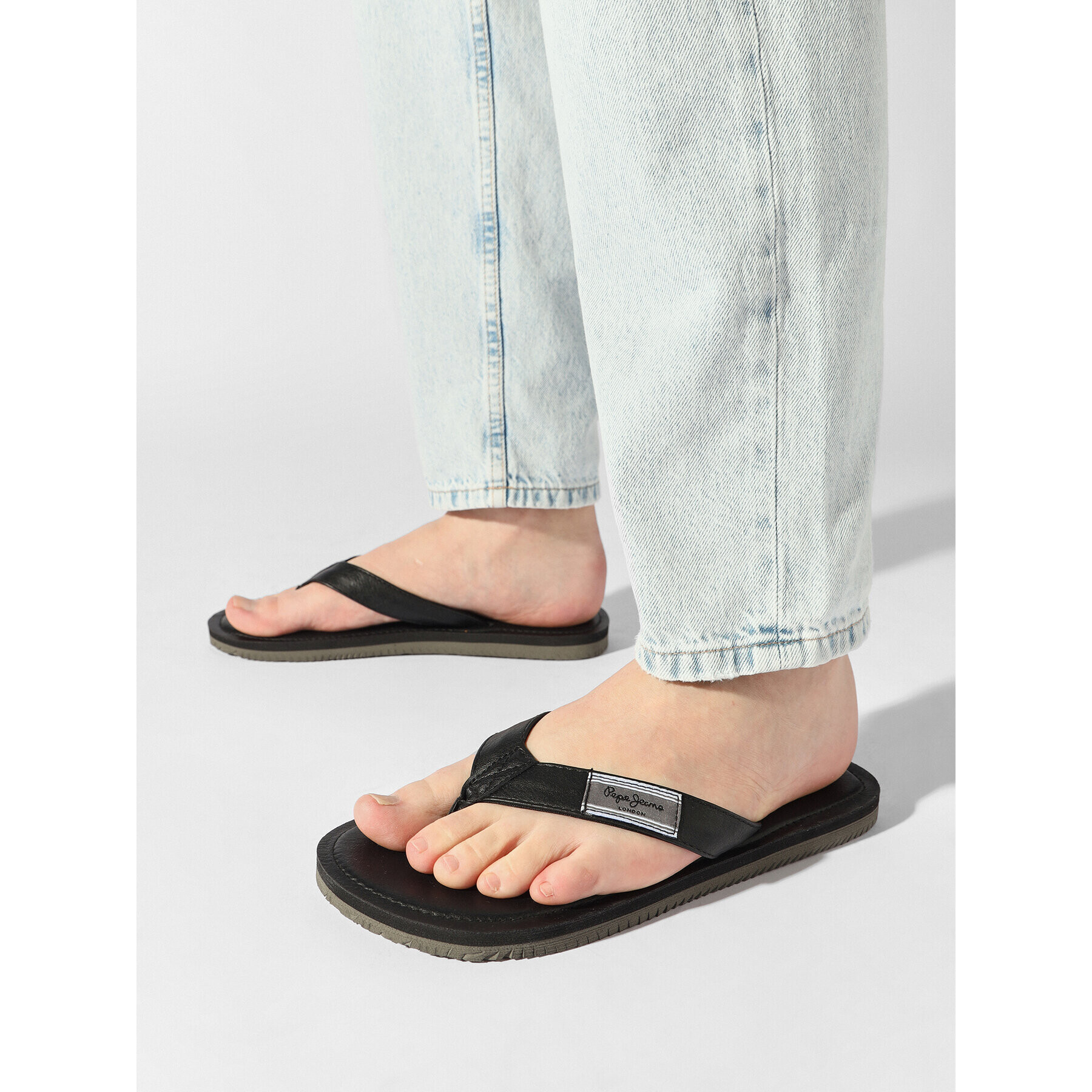 Pepe Jeans Flip flop Wind Surf PMS70122 Negru - Pled.ro