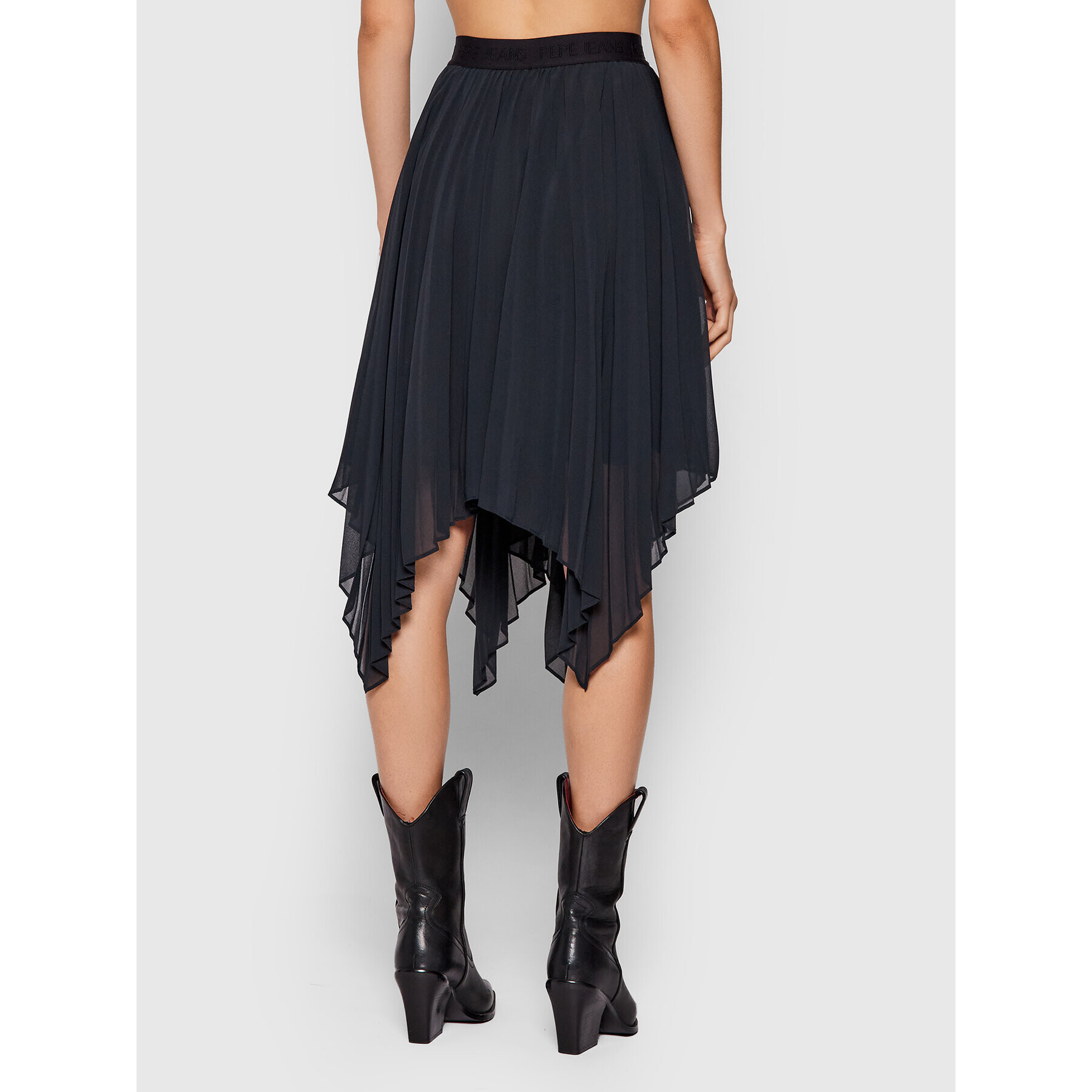 Pepe Jeans fustă din tulle Rubi PL900942 Negru Regular Fit - Pled.ro