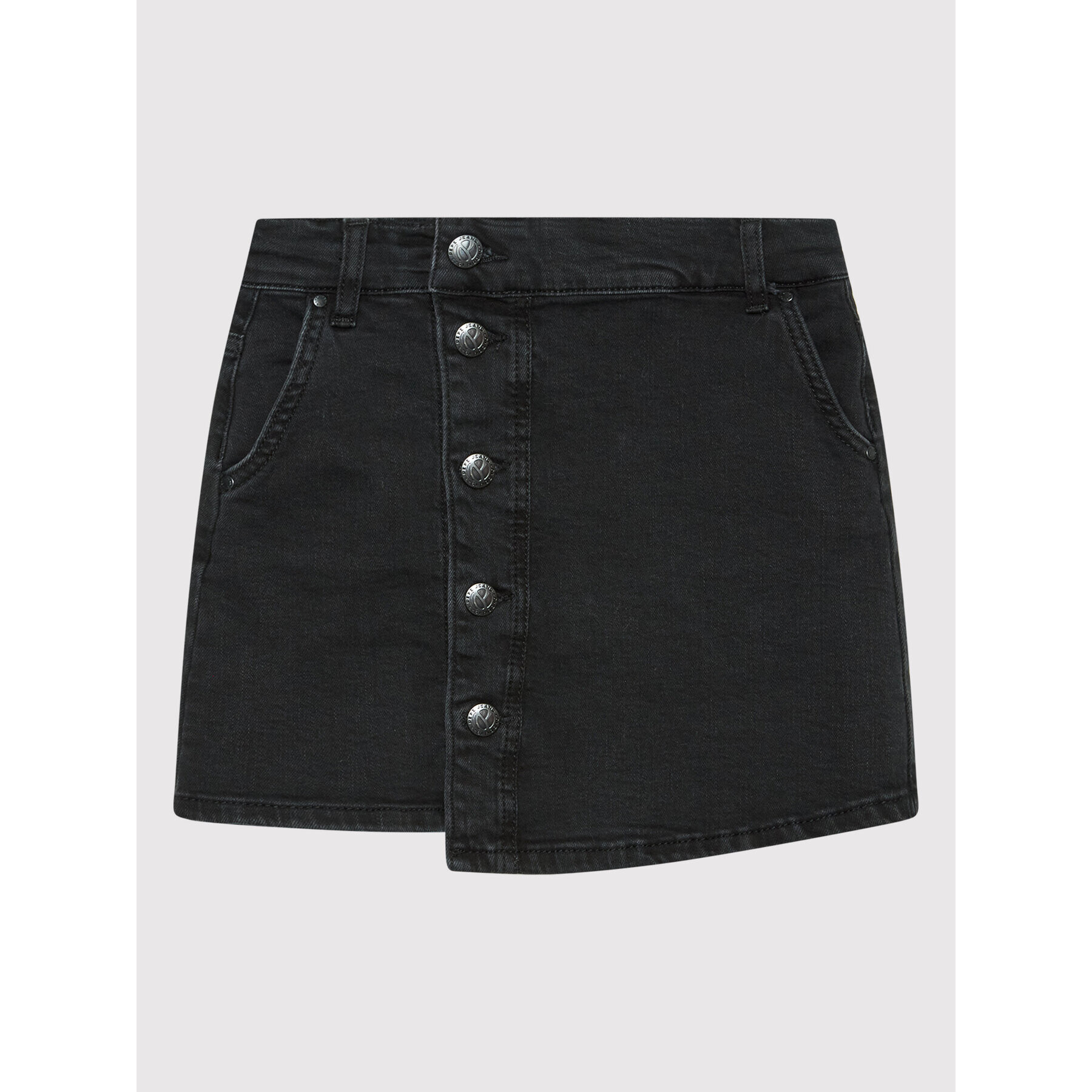 Pepe Jeans Fustă Hannah PG900532 Negru Regular Fit - Pled.ro