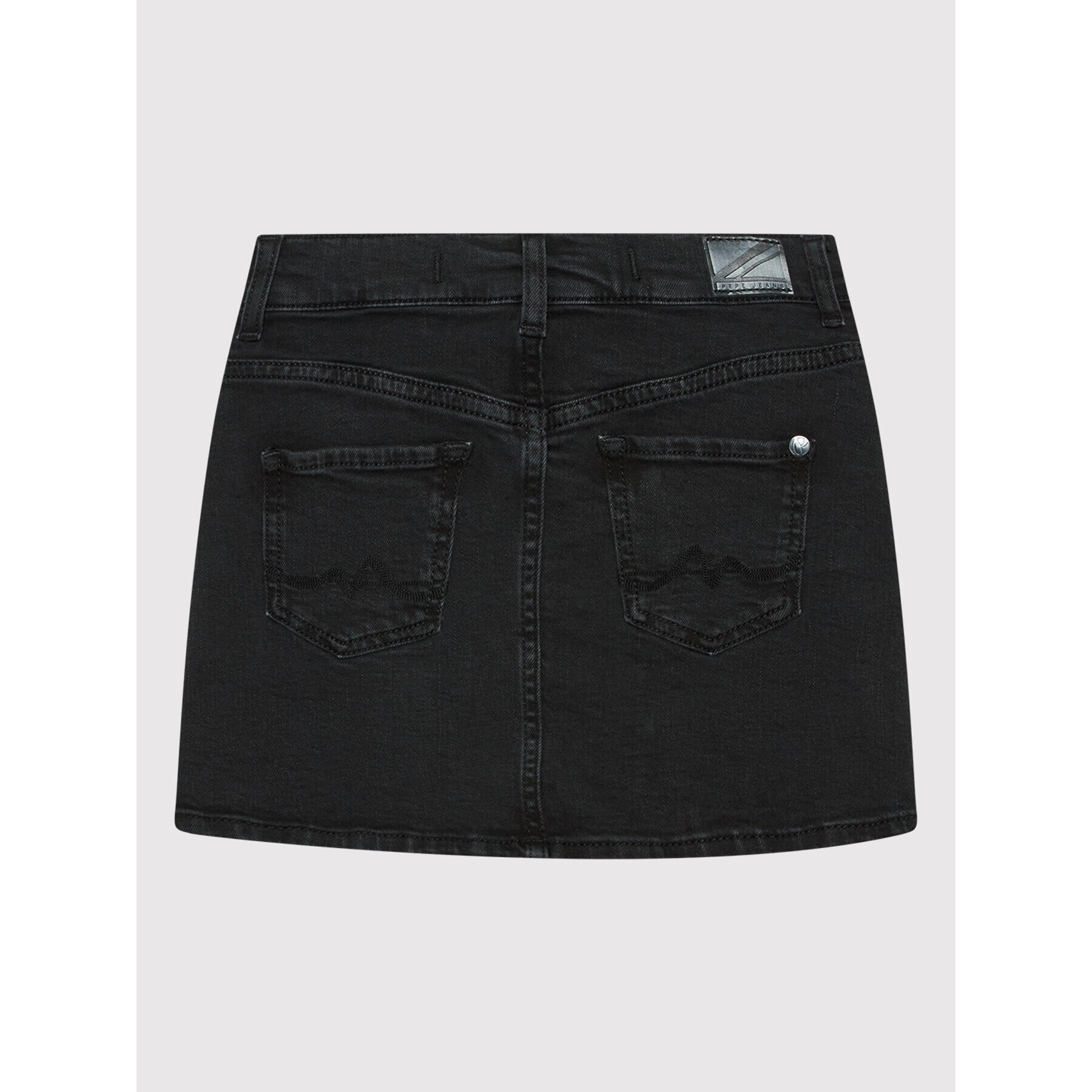 Pepe Jeans Fustă Hannah PG900532 Negru Regular Fit - Pled.ro