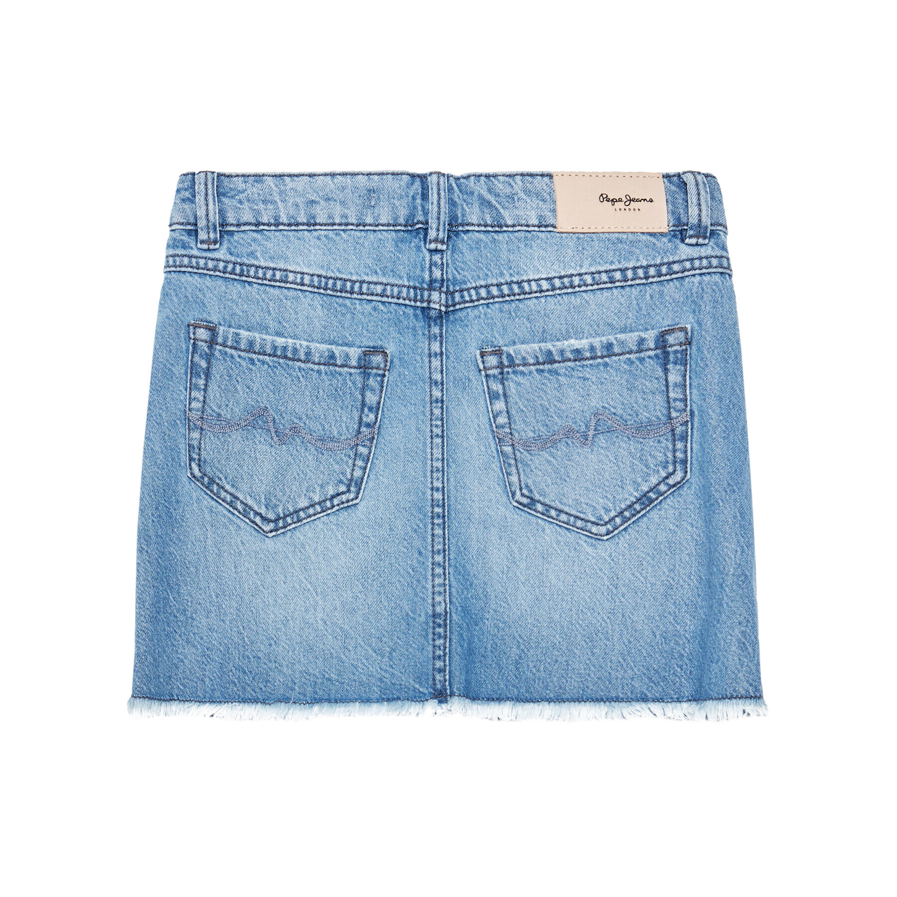 Pepe Jeans Fustă Kourtney PG900516 Albastru Regular Fit - Pled.ro